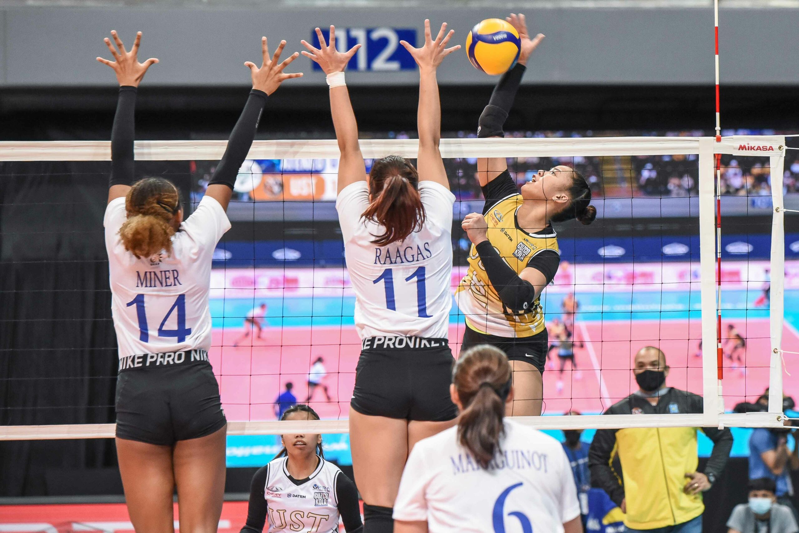 UAAP-Season-84-Womens-Volleyball-Ateneo-vs-UST-Eya-Laure-2-scaled How Eya Laure pumped UST up during shaky times vs Ateneo News UAAP UST Volleyball  - philippine sports news