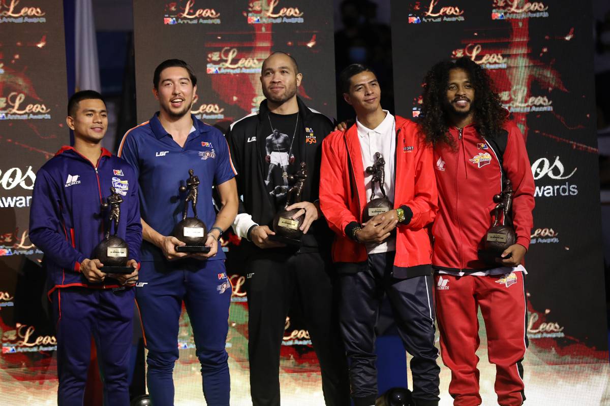PBA-Season-46-Leo-Awards-Jalalon-x-Hodge-x-Kelly-Williams-x-Arwind-Santos-x-Chris-Ross Arwind Santos, 41, to take third PBA DPOY Basketball News PBA  - philippine sports news