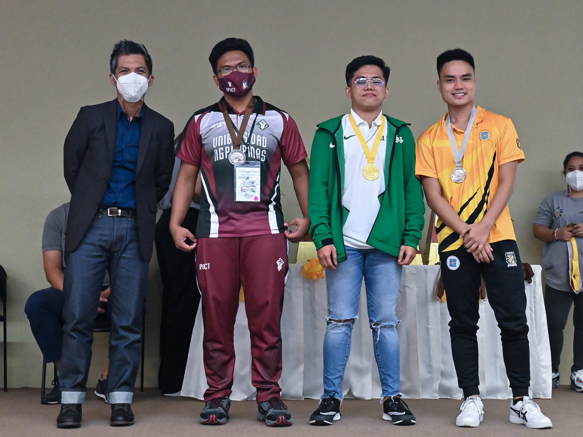 UAAP-S84-Chess-Awarding-Mens-Board-4-Medalists-Cyril-Telesforo UAAP 84: UST ends 10-year drought in men's chess; FEU's Morado outlasts UP's Batula for MVP ADMU AdU Chess DLSU FEU News UAAP UP UST  - philippine sports news