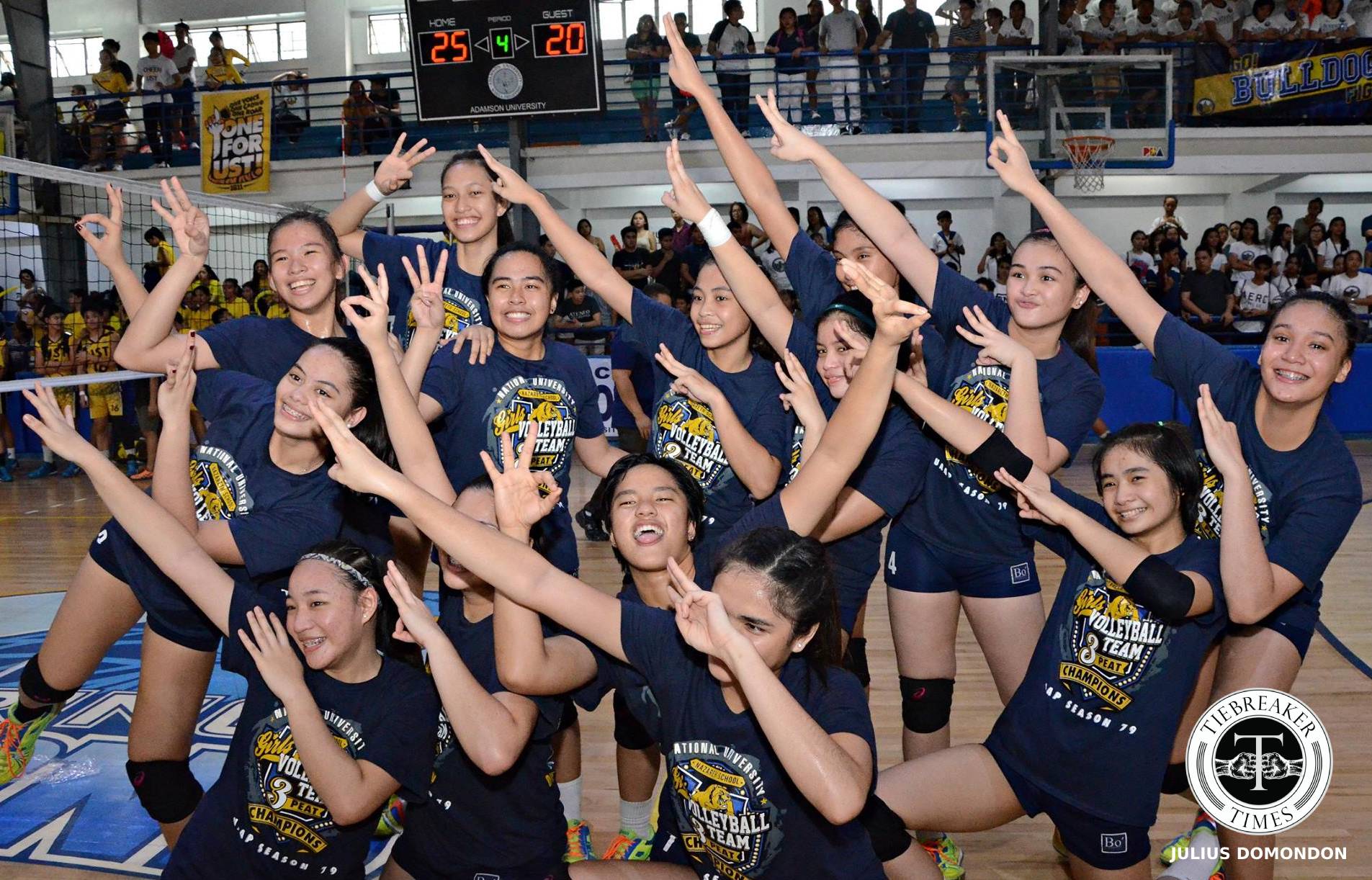 UAAP-Season-79-Girls-Volleyball-NU-Lady-Bullpups Babes Castillo looks back on the process that turned the Lady Bullpups into history-makers News NU UAAP Volleyball  - philippine sports news