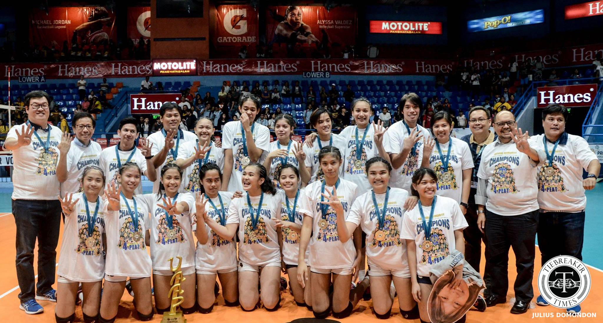 UAAP-Season-80-Girls-Volleyball-NU-Lady-Bullpups Babes Castillo looks back on the process that turned the Lady Bullpups into history-makers News NU UAAP Volleyball  - philippine sports news