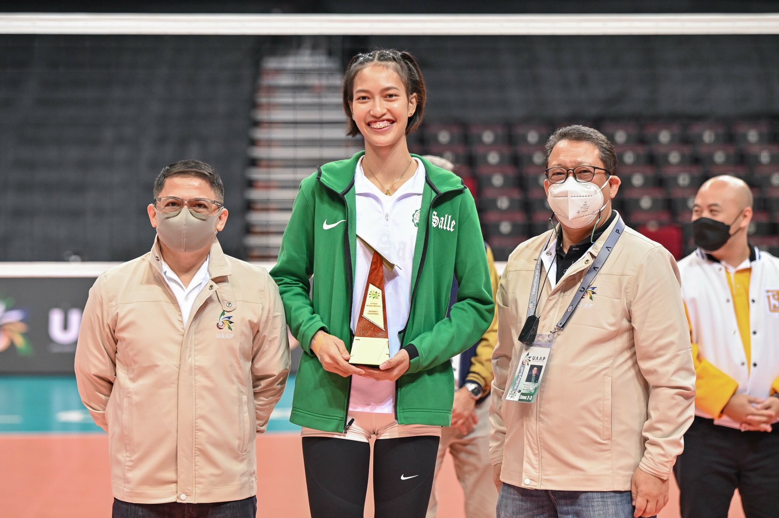 UAAP-Season-84-Womens-Volleyball-Awarding-1st-Best-Middle-Blocker-DLSU-Thea-Gagate-1-scaled Mhicaela Belen becomes UAAP WVB's first-ever Rookie MVP News NU UAAP Volleyball  - philippine sports news