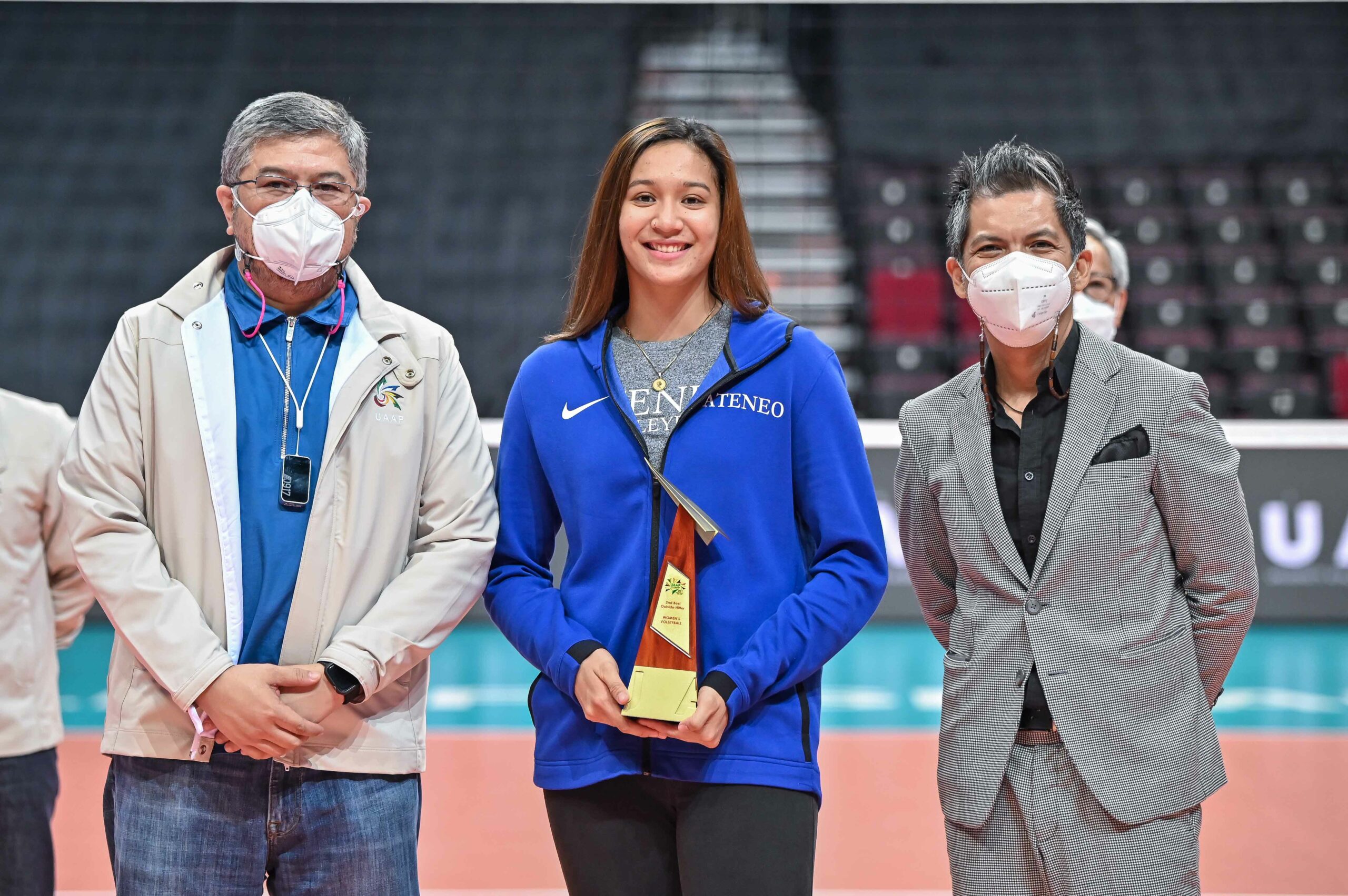 UAAP-Season-84-Womens-Volleyball-Awarding-2nd-Best-Outside-Hitter-NU-Faith-Nisperos-1-scaled Mhicaela Belen becomes UAAP WVB's first-ever Rookie MVP News NU UAAP Volleyball  - philippine sports news