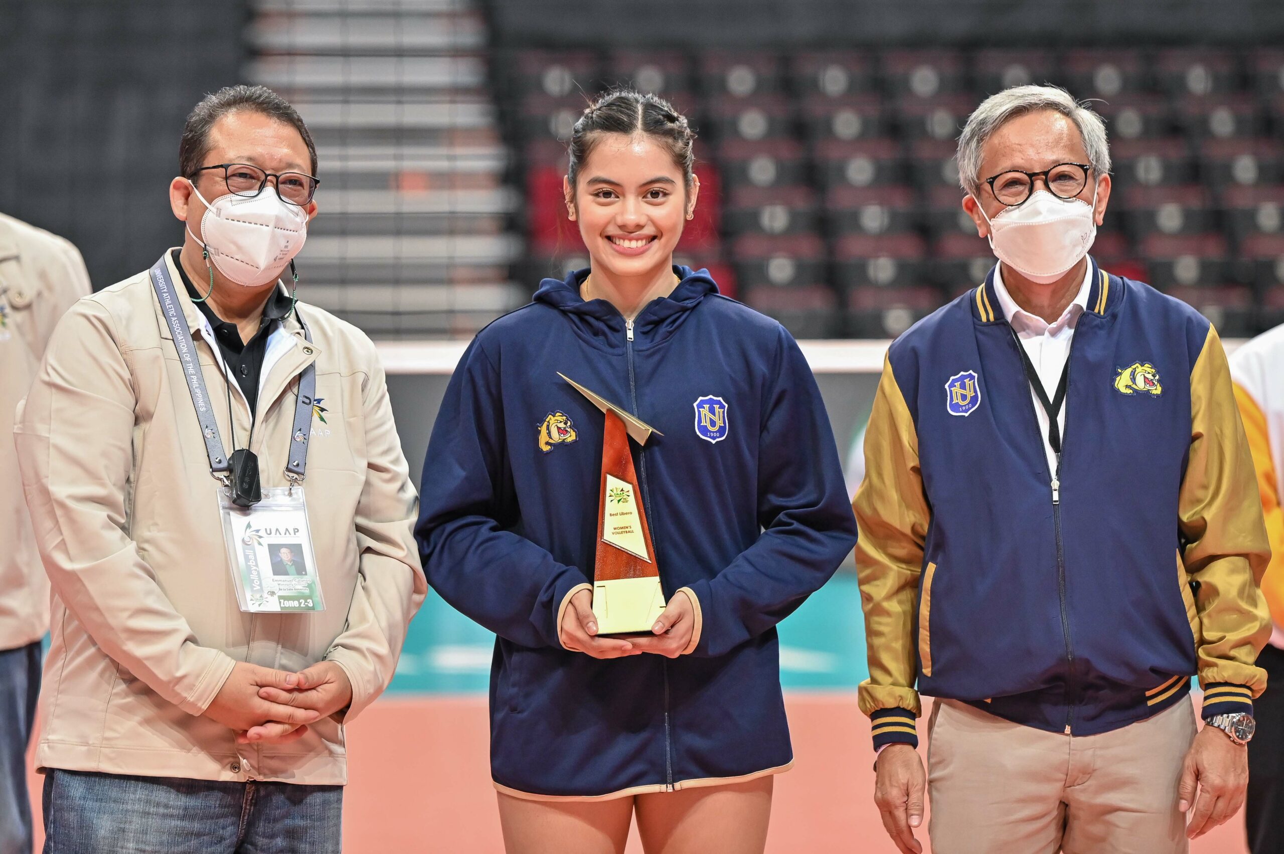UAAP-Season-84-Womens-Volleyball-Awarding-Best-Libero-NU-Jen-Nierva-1-scaled Mhicaela Belen becomes UAAP WVB's first-ever Rookie MVP News NU UAAP Volleyball  - philippine sports news