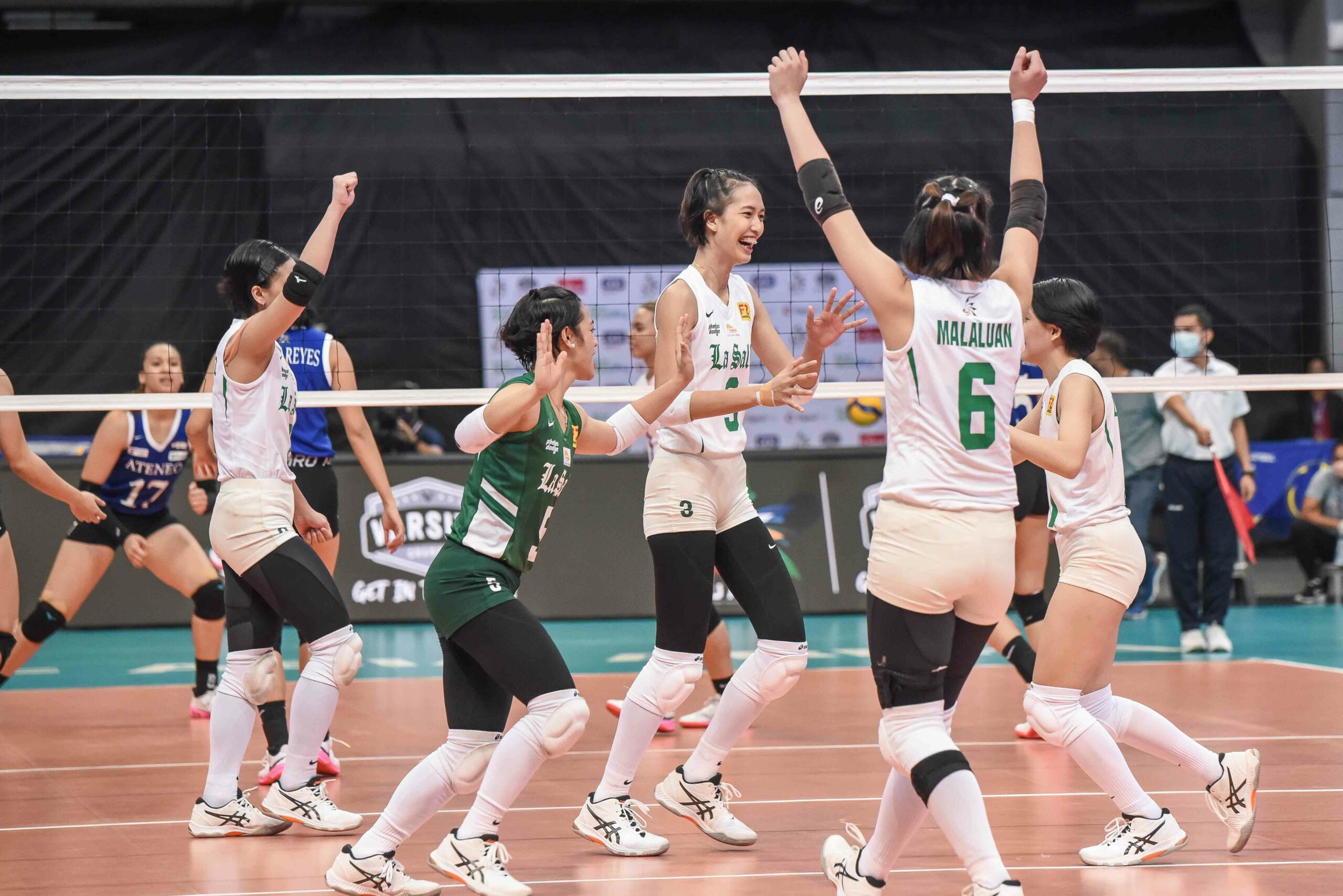 UAAP-Season-84-Womens-Volleyball-DLSU-vs-Ateneo-DLSU-2-scaled DLSU Lady Spikers unfazed by 14-0 NU: 'Level yung playing field' DLSU News UAAP Volleyball  - philippine sports news