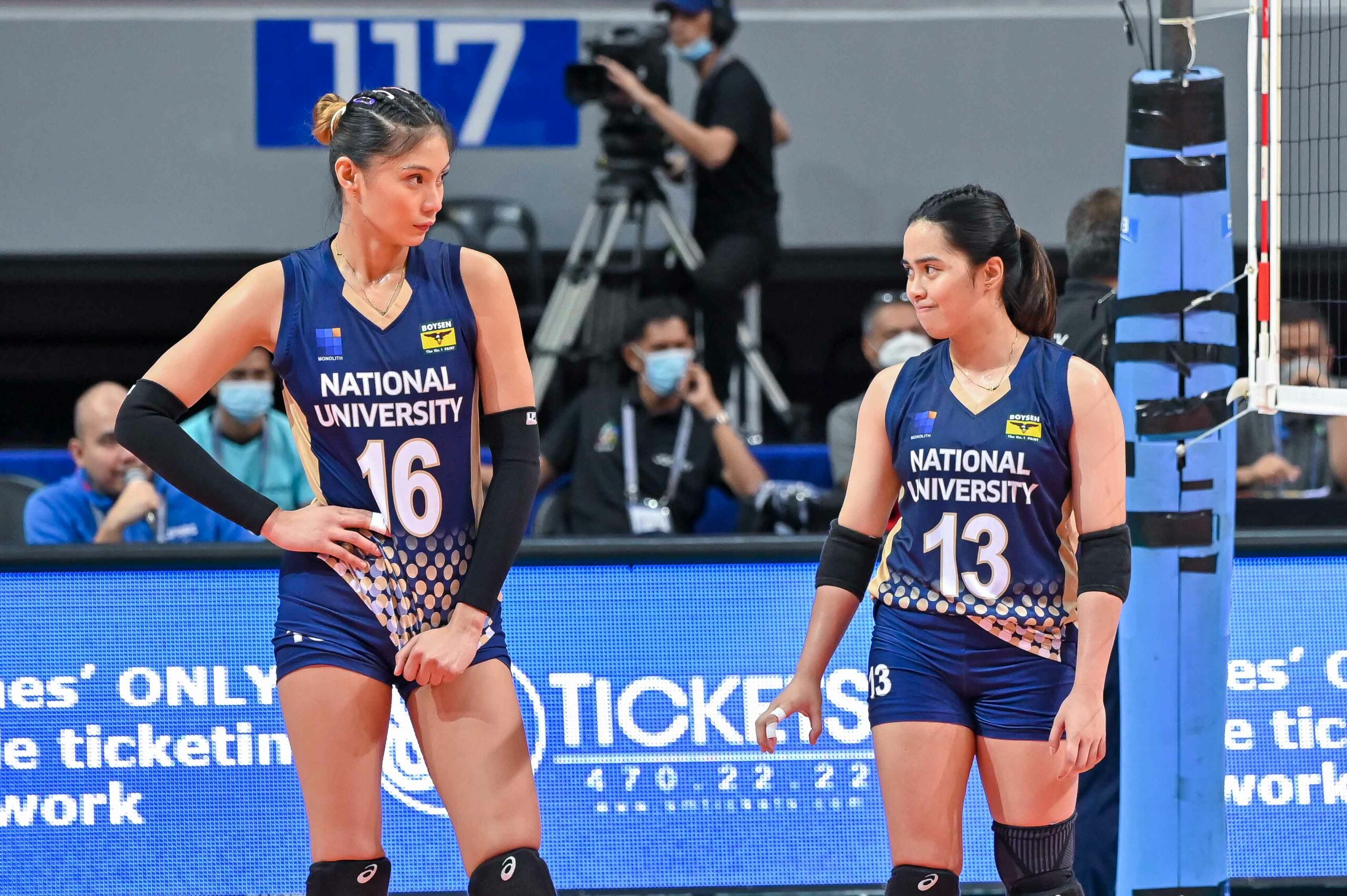 UAAP-Season-84-Womens-Volleyball-Finals-Game-2-Ivy-Lacsina-Camille-Lamina-1-scaled Current Lady Bulldogs hope to inspire next gen of Bullpups to stay in NU News NU UAAP Volleyball  - philippine sports news