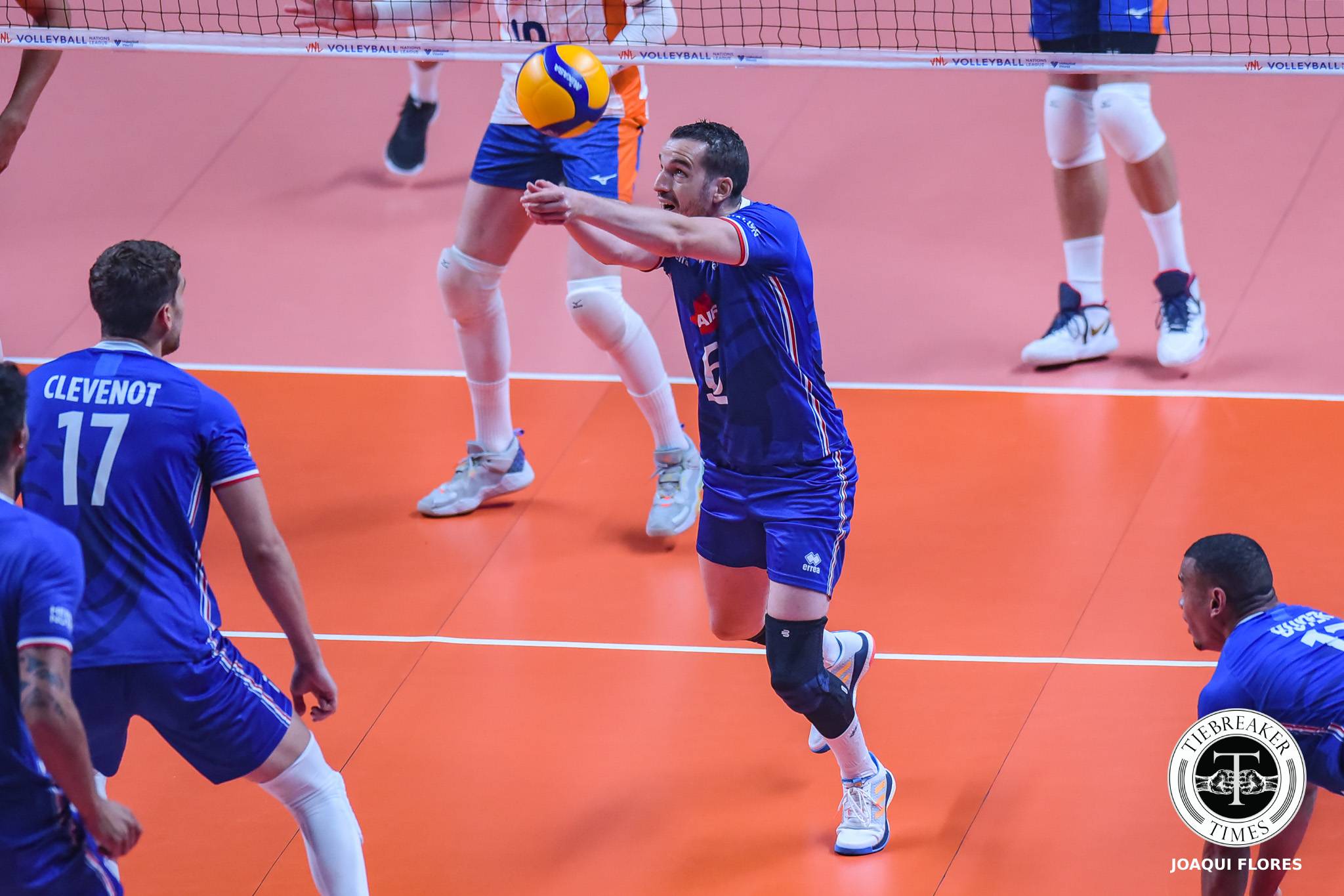 VNL Toniutti, France make quick work of Netherlands to go 5-1
