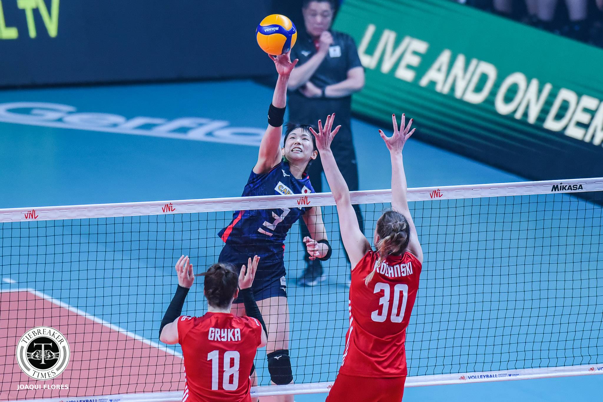 VNL-2022-Japan-vs.-Poland-Sarina-Koga-4561-1 VNL: Japan continues dominant run, sweeps Poland to go 5-0 2022 VNL Season News Volleyball  - philippine sports news