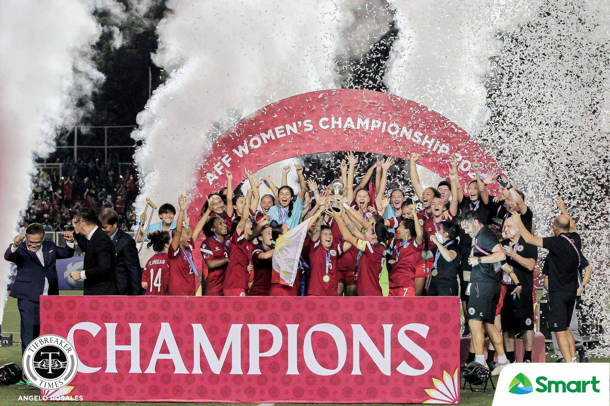 2022-AFF-Womens-Championship-Philippines-vs-Thailand-Finals-Celeb-PHI-PODIUM Alen Stajcic declares: 'Football is alive in the Philippines' 2022 AFF Women’s Championship Filipinas Football News  - philippine sports news