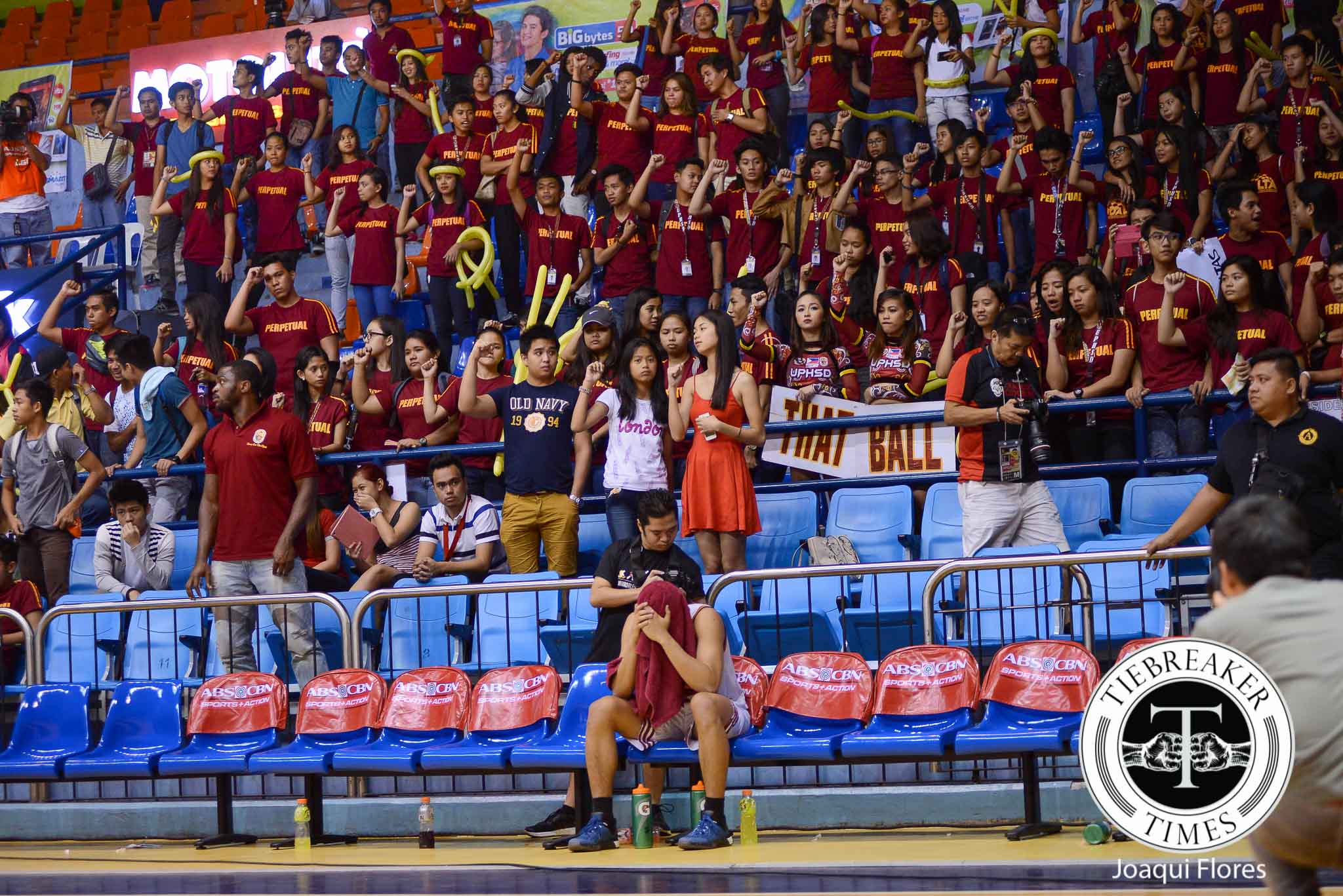 NCAA-91-CSJL-vs.-UPHSD-Thompson-0749 Thompson finally gets to leave Filoil with a win Basketball News PBA  - philippine sports news