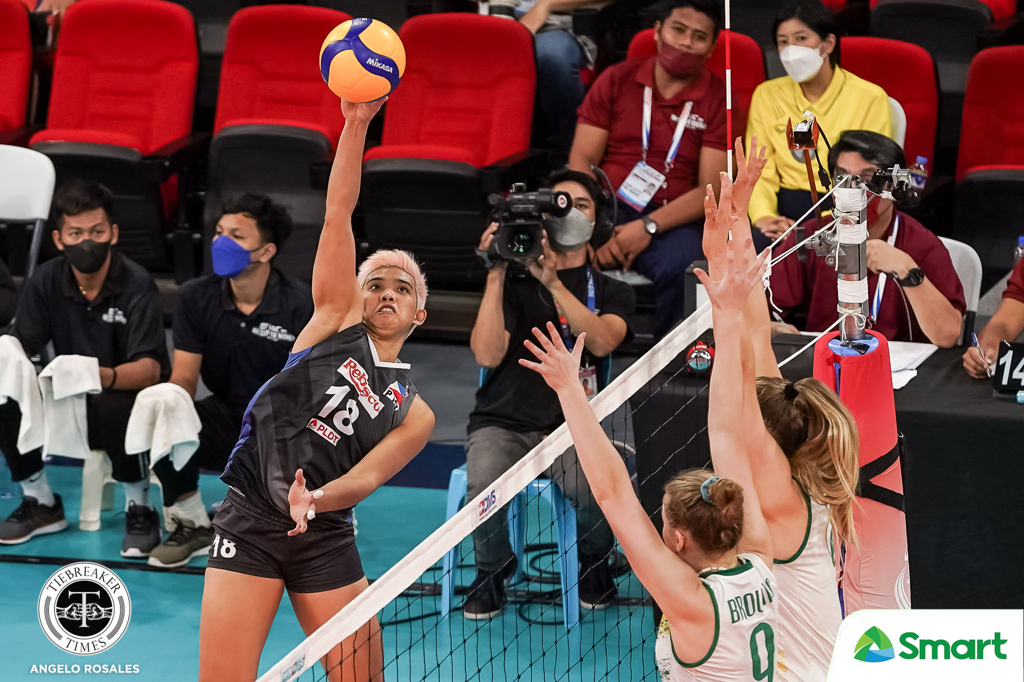 2022-AVC-WOMENS-CUP-AUS-vs-PHI-CARLOS-Tots-PHI-5 Tots Carlos relishes facing Asia's top hitters 2022 AVC Cup for Women News Volleyball  - philippine sports news
