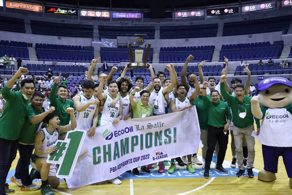 2022-PBA-D-League-Aspirants-Cup-La-Salle-Ecooil Mark Nonoy saves best for last in title clincher: 'Nandun 'yung gigil' Basketball DLSU News PBA D-League  - philippine sports news