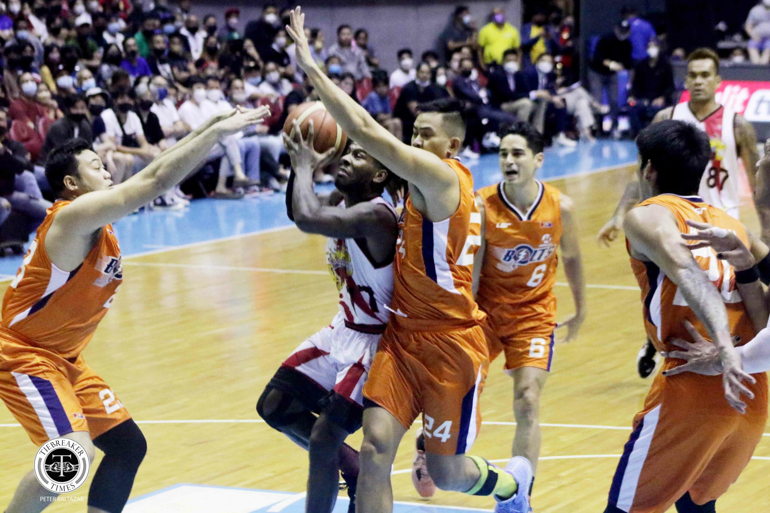 2022-PBA-Philippine-Cup-Semis-Meralco-vs-San-Miguel-CJ-Perez-scaled Norman Black does not mind no. of fouls vs SMB: 'We have to play scrappy' Basketball News PBA  - philippine sports news