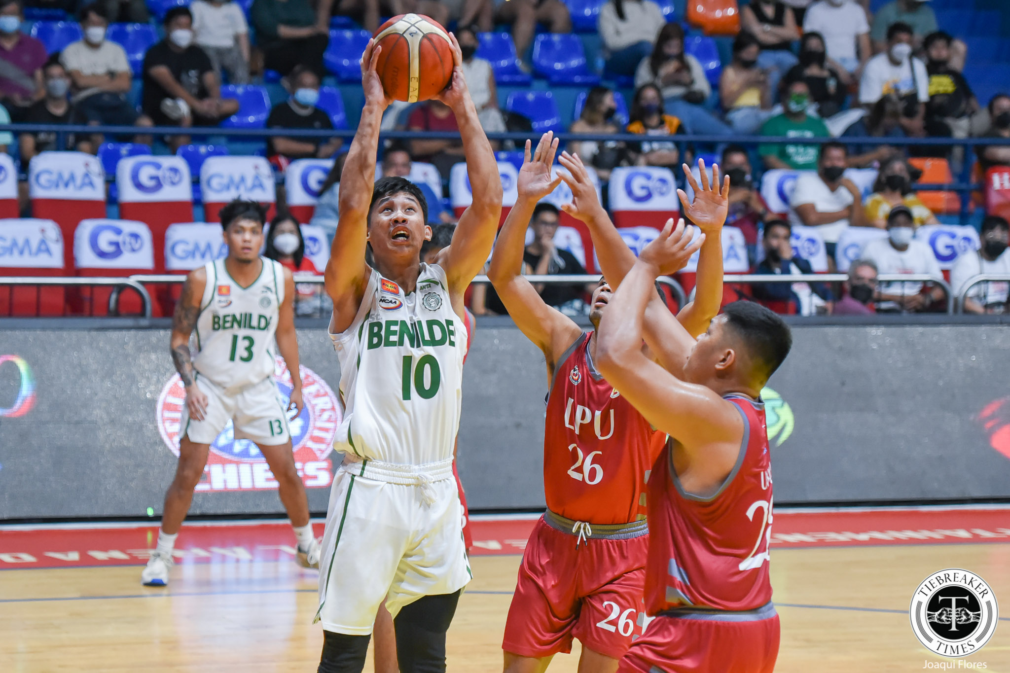 NCAA-98-Basketball-CSB-vs.-LPU-Mark-Sangco-7262 Lepalam admits he almost went to Letran, but opted to stay with CSB family Basketball CSB NCAA News  - philippine sports news