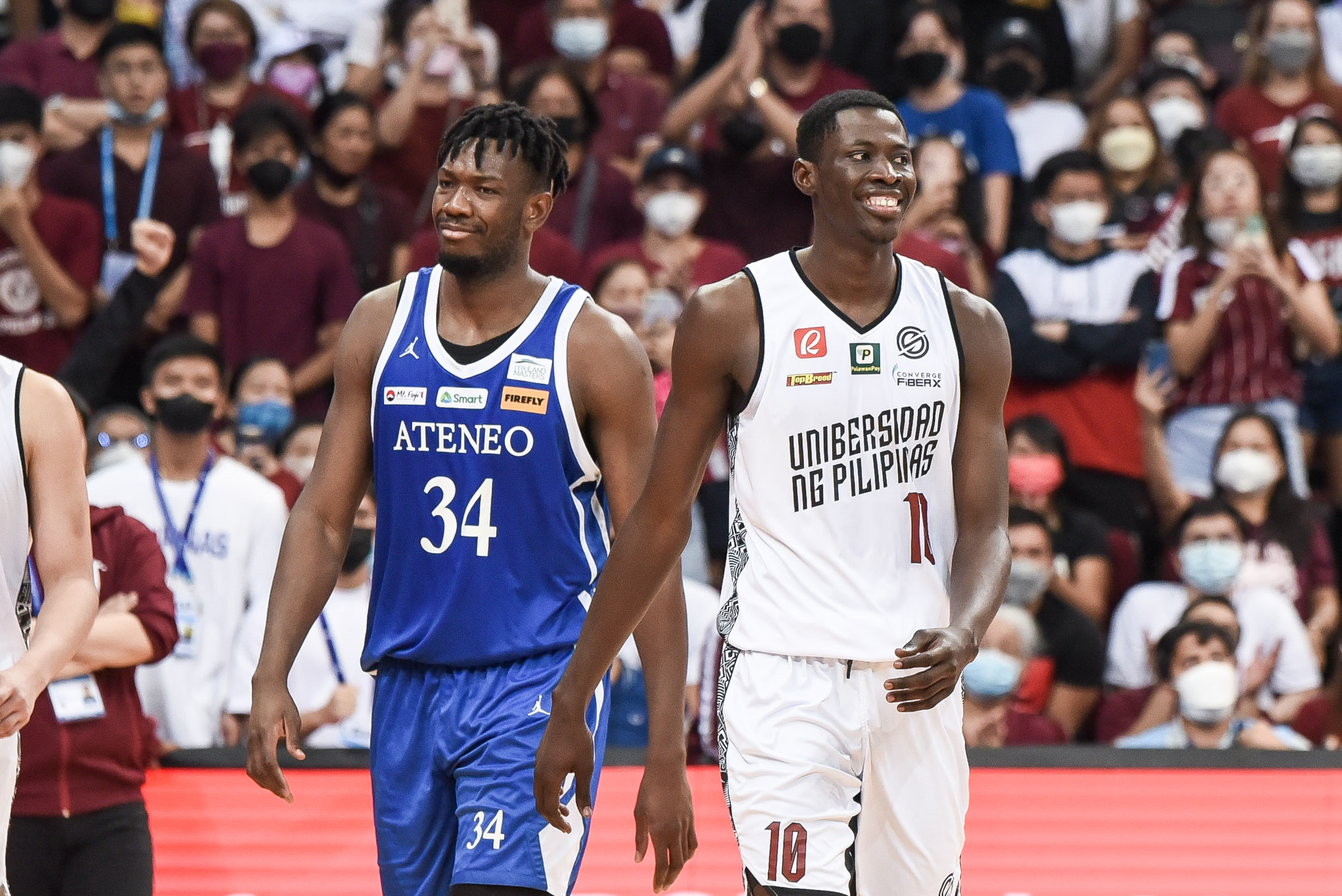 UAAP85-MBB-ANGE-KOUAME-MALICK-DIOUF Hoop Nut: Studs and duds after five games in UAAP 85 ADMU Bandwagon Wire Basketball DLSU FEU NU UAAP UE UP  - philippine sports news