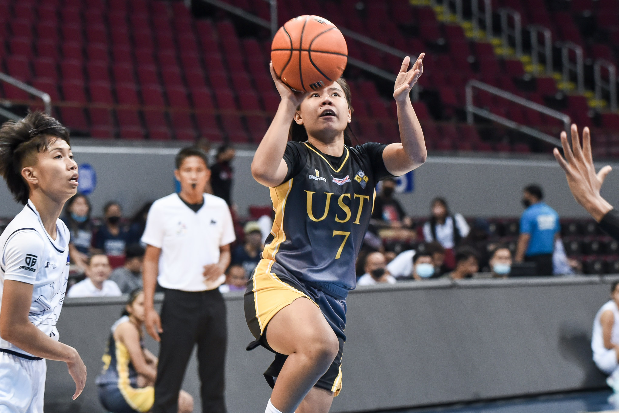 UAAP85-Tacky-Tacatac Haydee Ong glad to see Tacatac, Villasin step up as UST only fields 12 players Basketball News UAAP UST  - philippine sports news