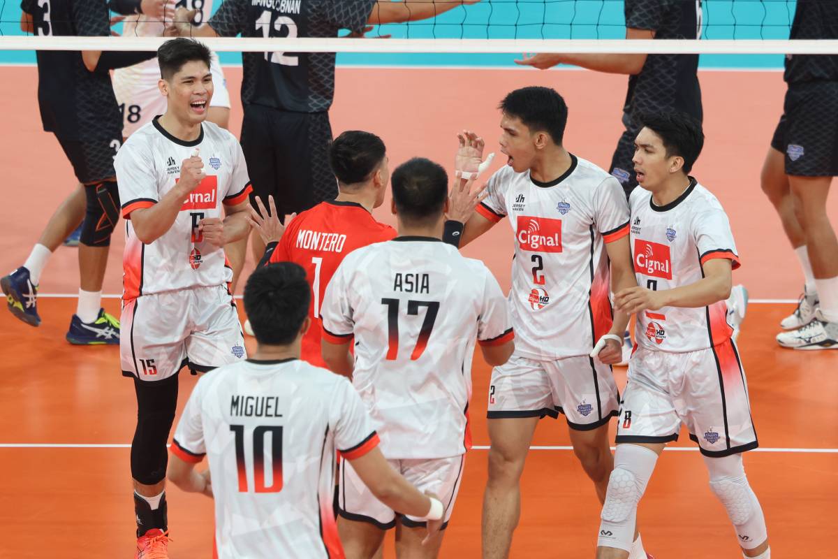 PNVF CL Cignal outlasts North Cotabato, rules mens division