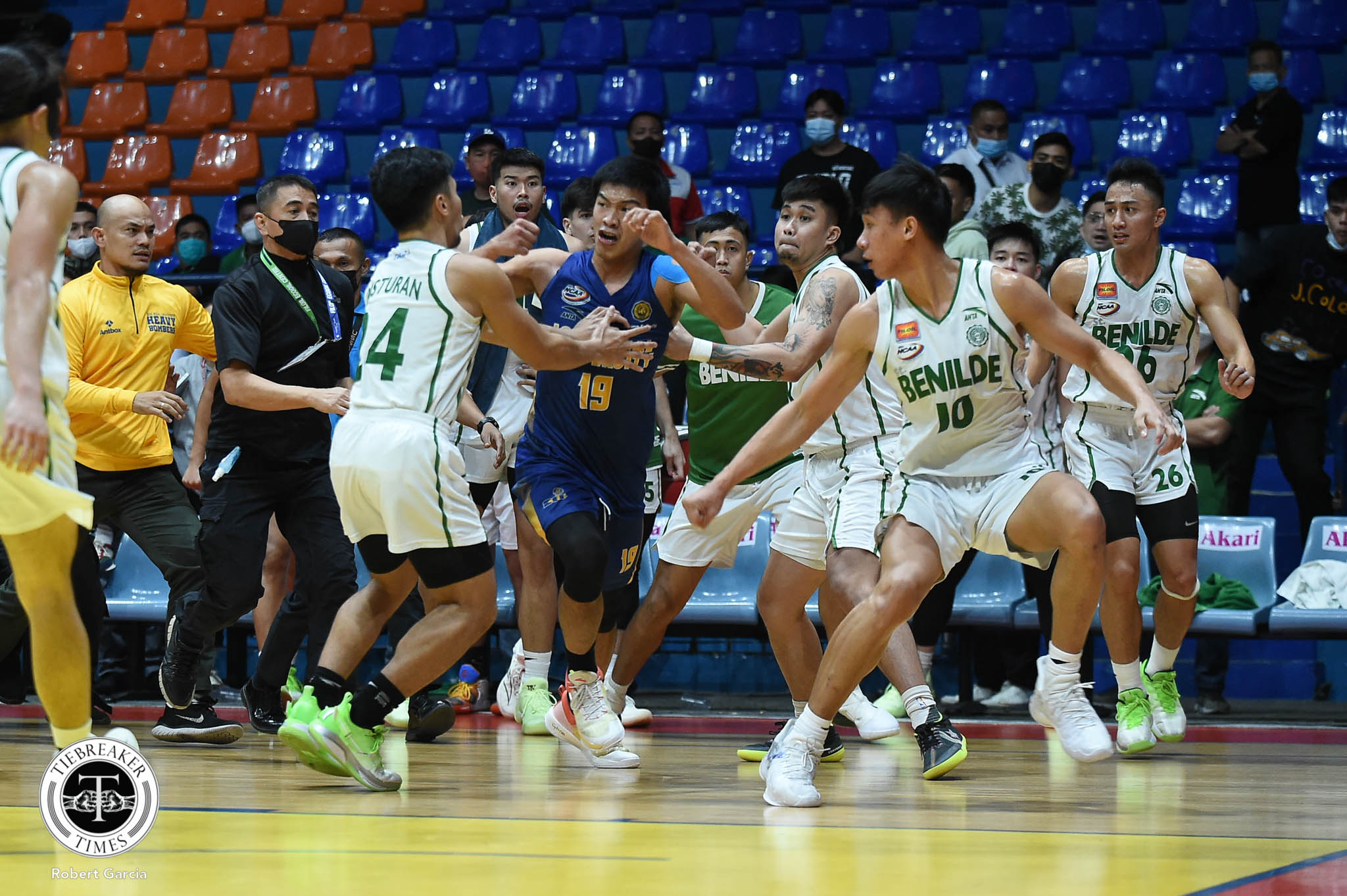 NCAA-Season-98-JRU-vs-Benilde-Fight-6 Gonzalez hopes Amores gets life in order first before thinking of basketball return Basketball JRU NCAA News  - philippine sports news