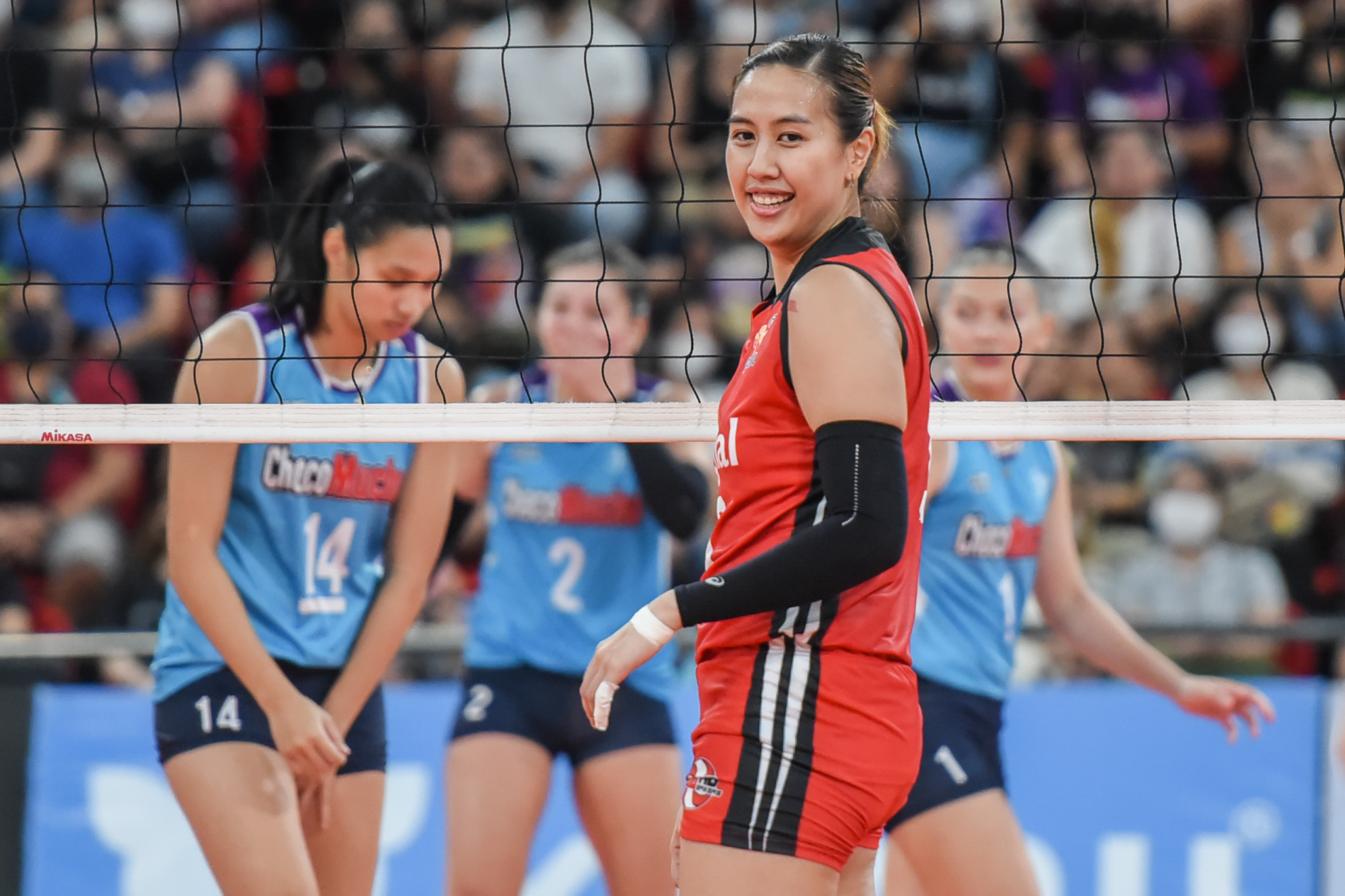PVL-Reinforced-Cignal-vs.-Choco-Mucho-Angeli-Araneta-3892 Angeli Araneta embraces being complement to Tai Bierria News PVL Volleyball  - philippine sports news