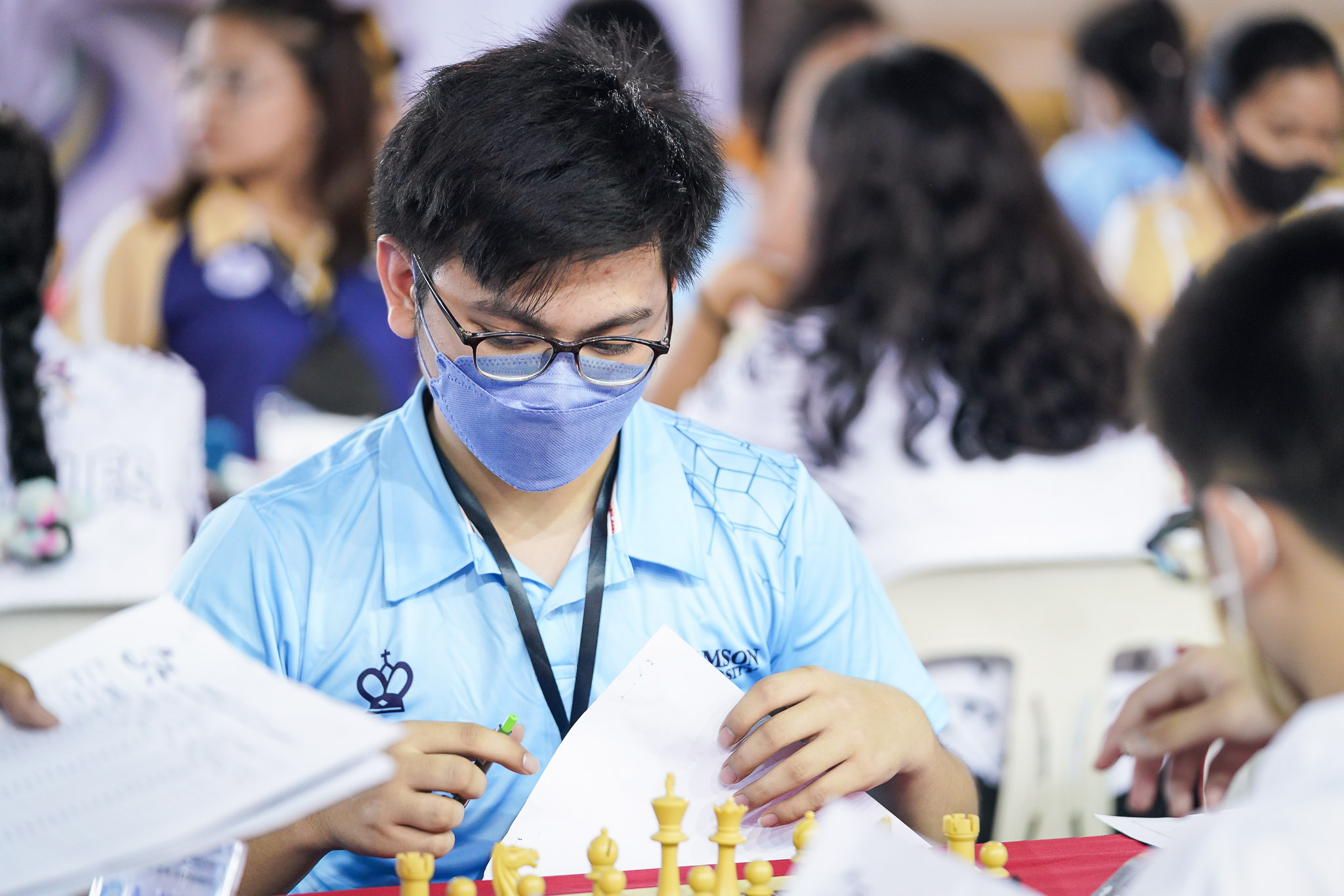 UAAP-S85-Boys-Chess-Janmyl-Tisado-ADU UAAP 85 HSCH: FEU-D girls, Adamson boys take early lead ADMU AdU Chess DLSU FEU News NU UAAP UST  - philippine sports news