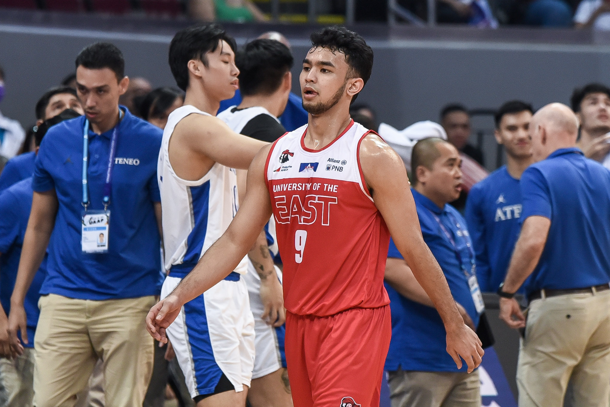 UAAP85-MBB-HARVEY-PAGSANJAN Santiago looks to give Salgado, Payawal, Paranada proper send-off for lifting UE Basketball News UAAP UE  - philippine sports news