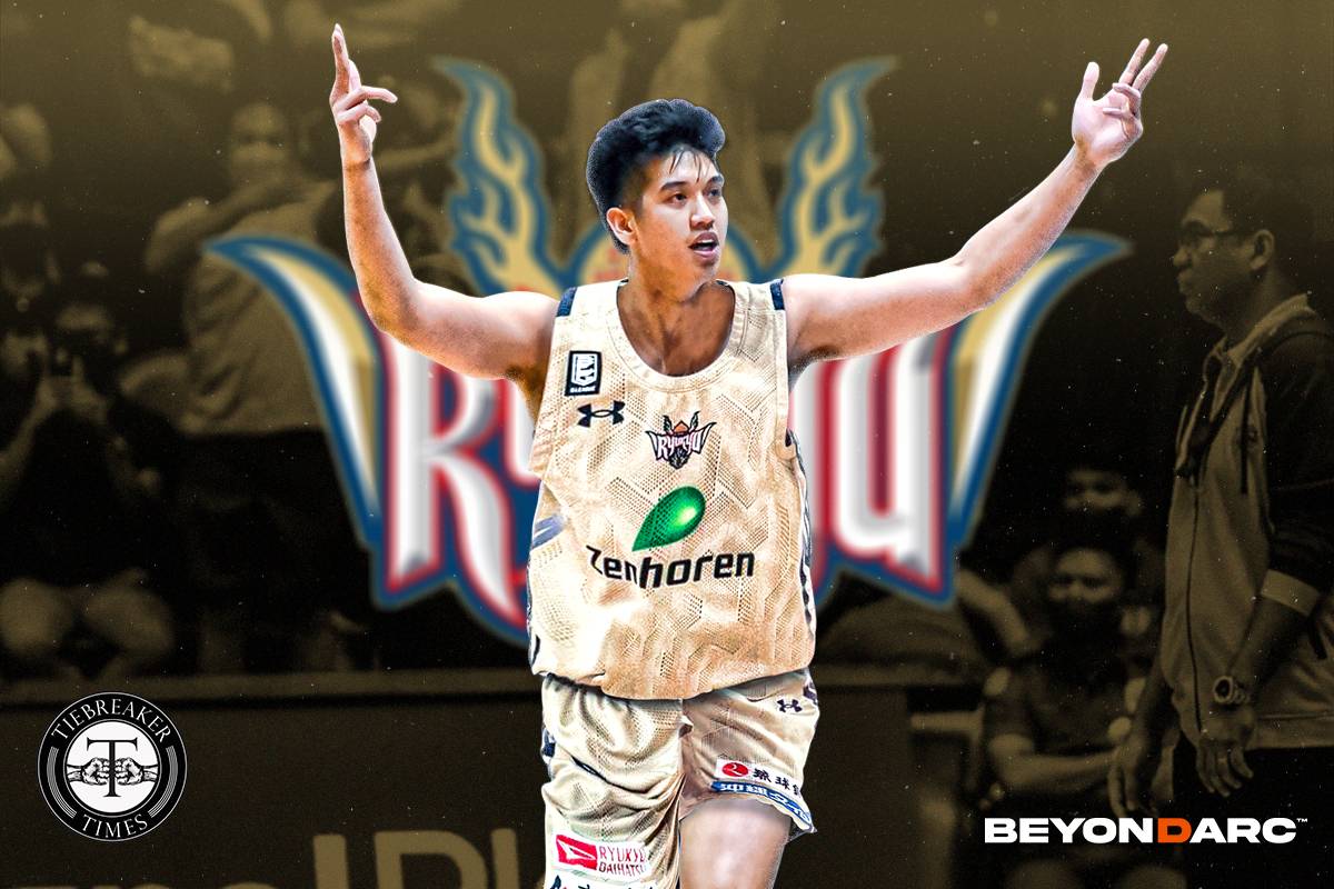 2022-23-B.League-Season-Ryukyu-Carl-Tamayo Kai Sotto to make Hiroshima debut against Carl Tamayo, Ryukyu Basketball News  - philippine sports news