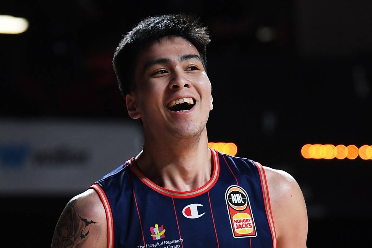 2022-23-NBL-Season-Adelaide-vs-Brisbane-Kai-Sotto Kai Sotto to make Hiroshima debut against Carl Tamayo, Ryukyu Basketball News  - philippine sports news