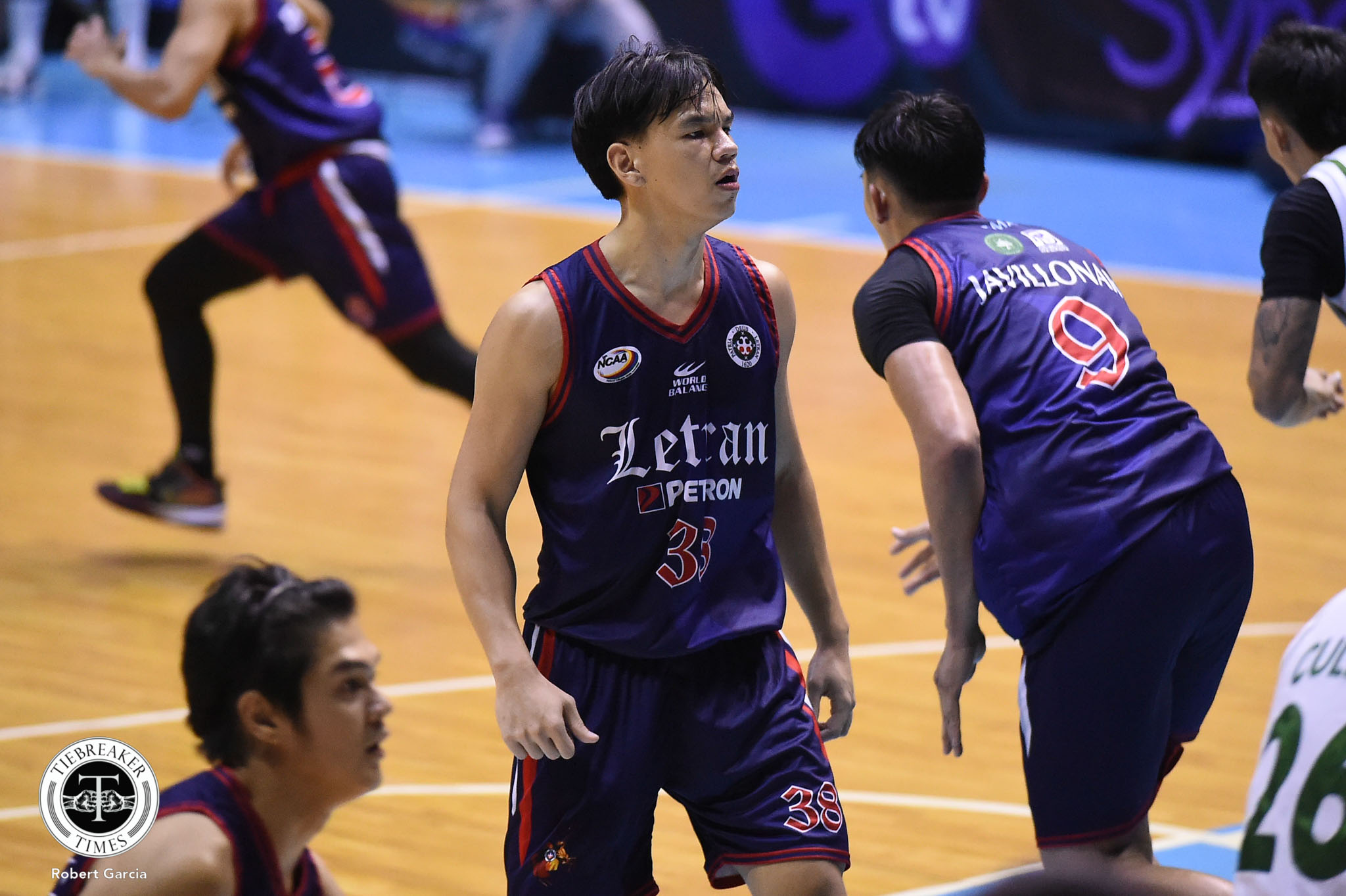 NCAA-98-CSB-vs-CSJL-Brent-Paraiso-2-1 Letran's championship experience over Benilde the difference in Game 1, says Bonnie Tan Basketball CSJL NCAA News  - philippine sports news