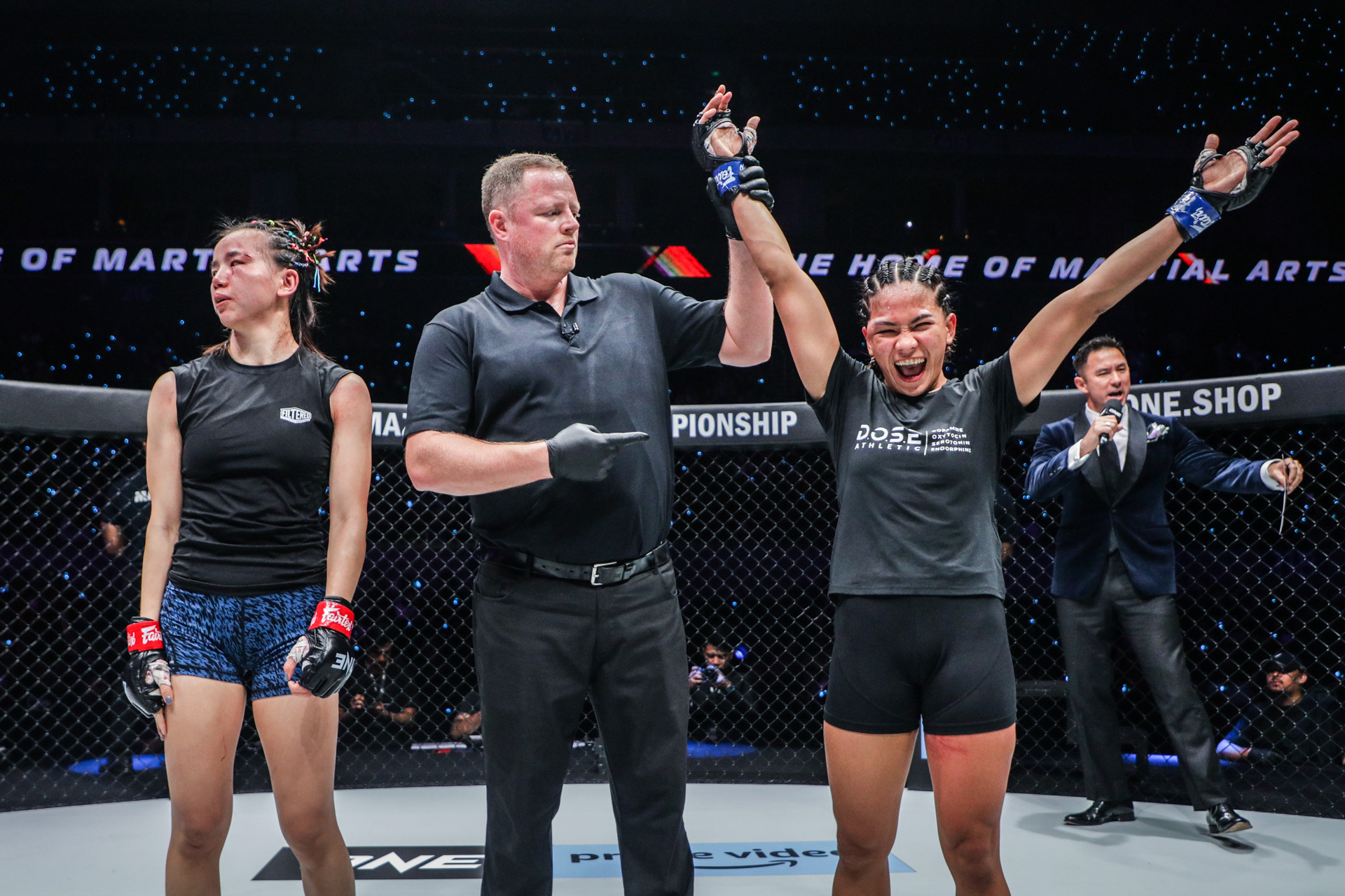 ONE-on-Prime-Video-5-Denice-Zamboanga-def-Lin-Heqin-2 'The Menace’ is back: Denice Zamboanga arrests losing skid at ONE on Prime Video 5 Mixed Martial Arts News ONE Championship  - philippine sports news
