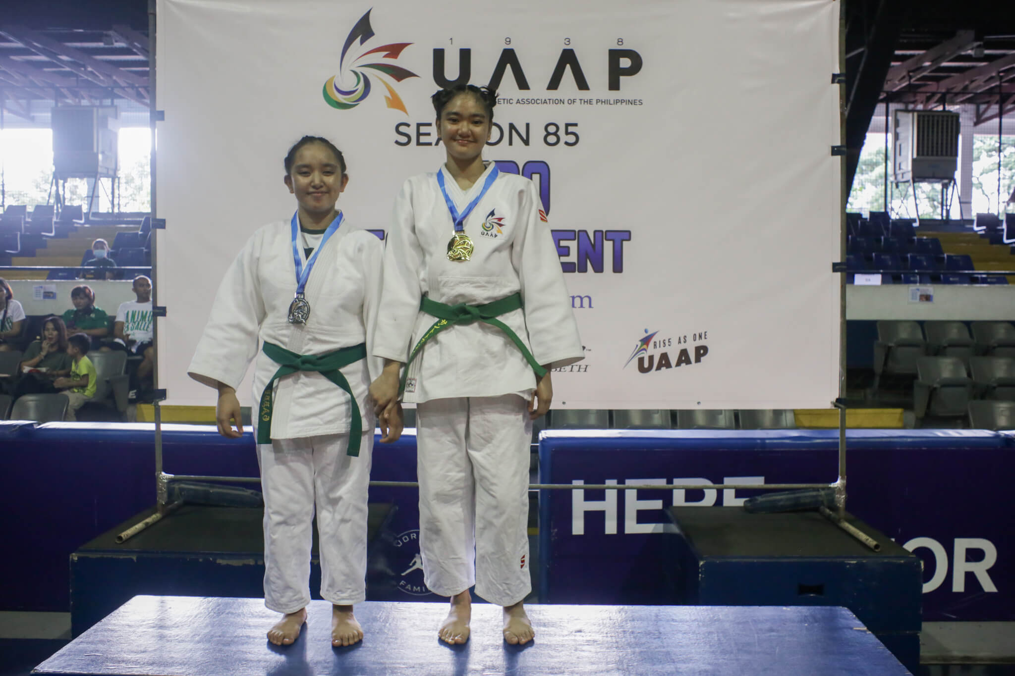 UAAP-85-Awarding-Girls-CortezUST-TalaueDLS UAAP 85 HSJD: UST boys, girls judokas dominate day 1 ADMU DLSU Judo News UAAP UE UP UST  - philippine sports news