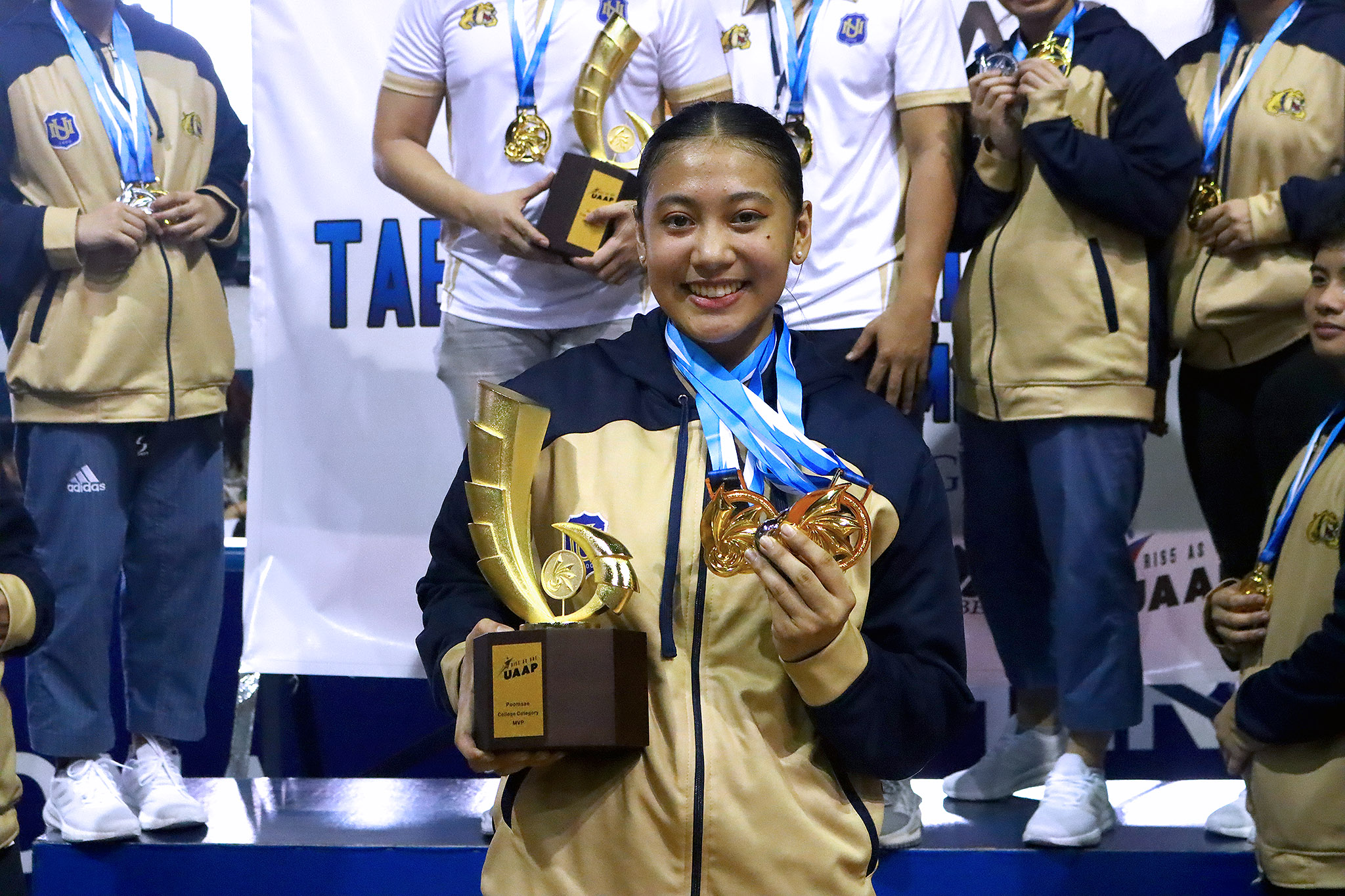 UAAP-85-Poomsae-MVP-Laeia-Soria-NU UAAP 85 CTK: NU captures poomsae gold ADMU DLSU FEU News NU Taekwondo UAAP UP UST  - philippine sports news
