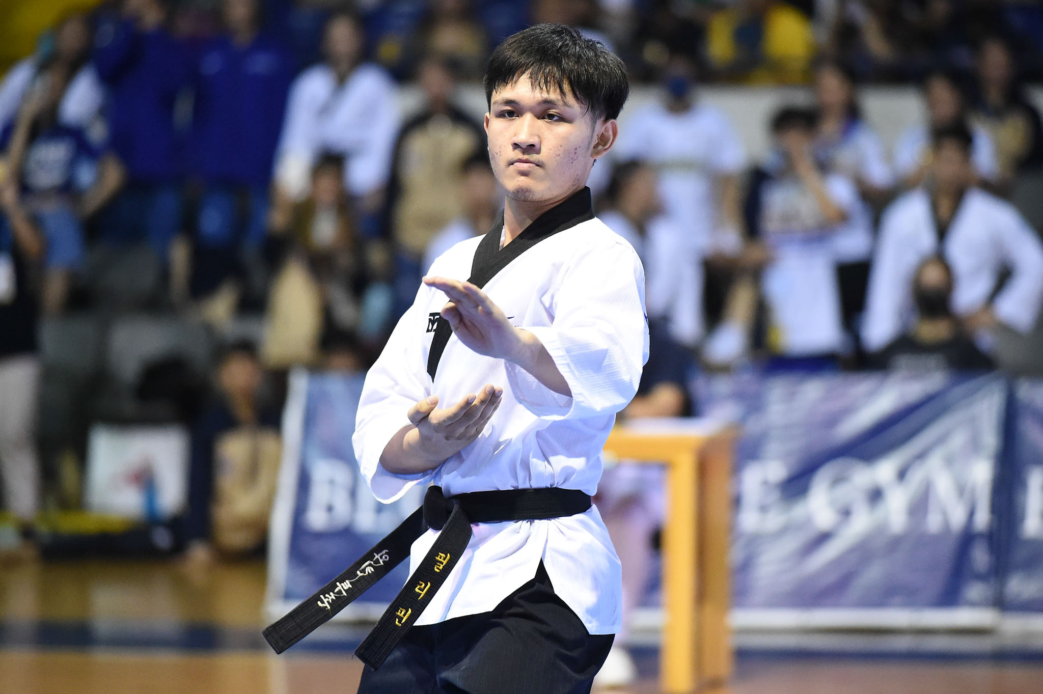 UAAP-85-Poomsae-Men-Joaquin-Tuzon-6 UAAP 85 CTK: NU captures poomsae gold ADMU DLSU FEU News NU Taekwondo UAAP UP UST  - philippine sports news