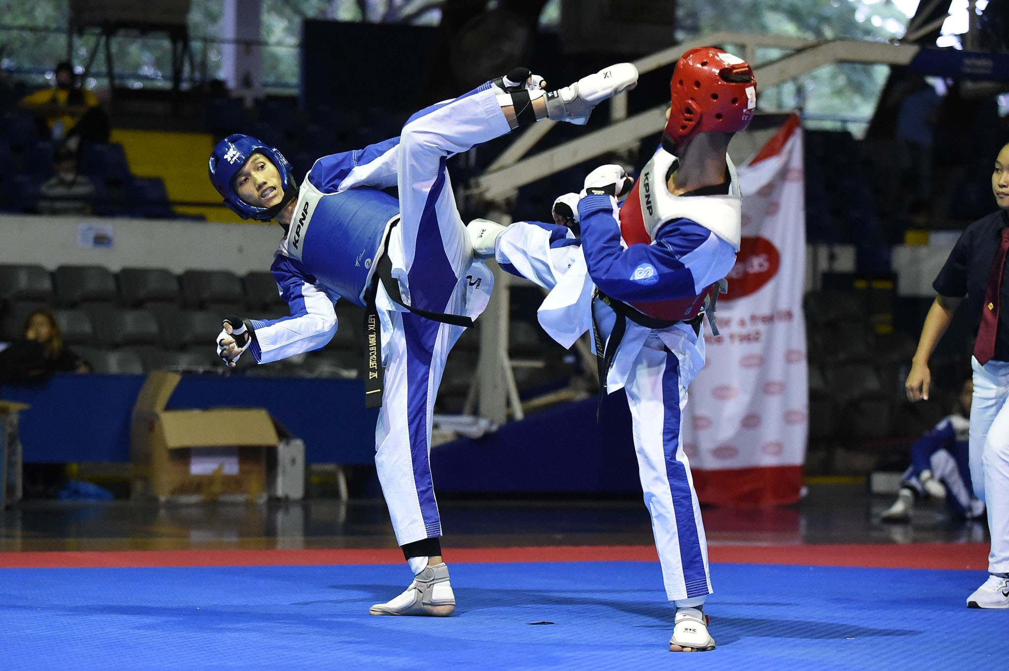 UAAP-85-Taekwondo-Juniors-Men-Felix-John-Castel-6 UAAP 85 HSTK: UST sweeps way to gold as Legolas Peñaredondo crowned MVP ADMU DLSU FEU News NU Taekwondo UAAP UST  - philippine sports news