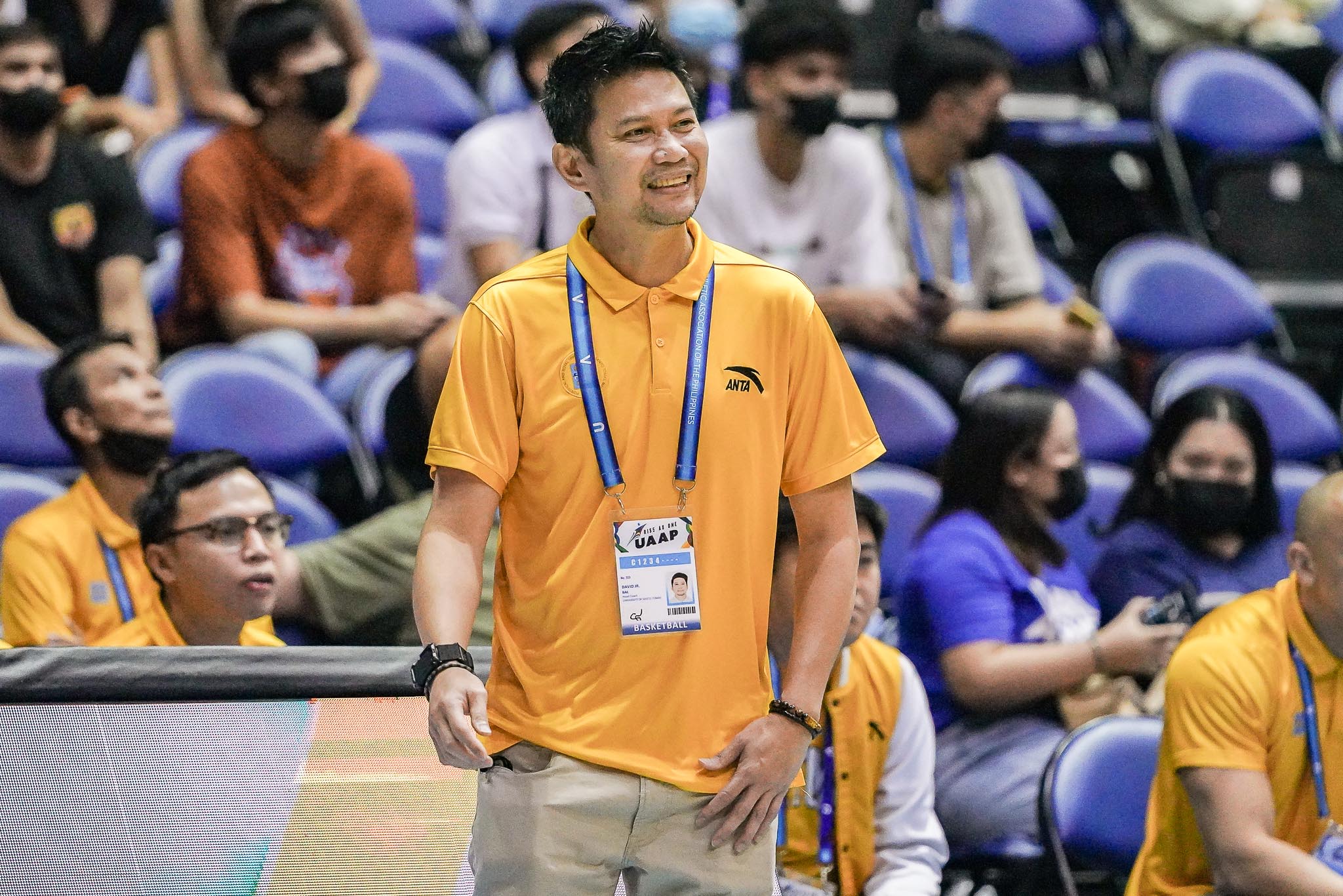 UAAP-MBB-Coach-Bal-David-UST Pido Jarencio more optimistic than ever about UST return Basketball News PBA UAAP UST  - philippine sports news