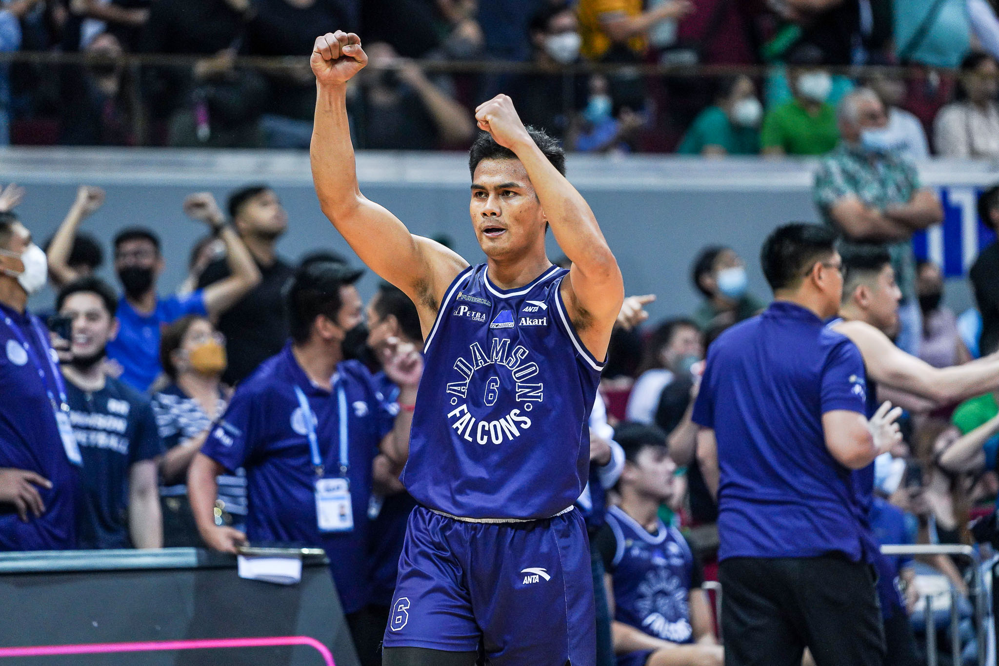 UAAP-MBB-Joshua-Yerro-ADU Nash Racela glad to see 'gate-crashing' Adamson join 'big spenders' in Final Four AdU Basketball News UAAP  - philippine sports news