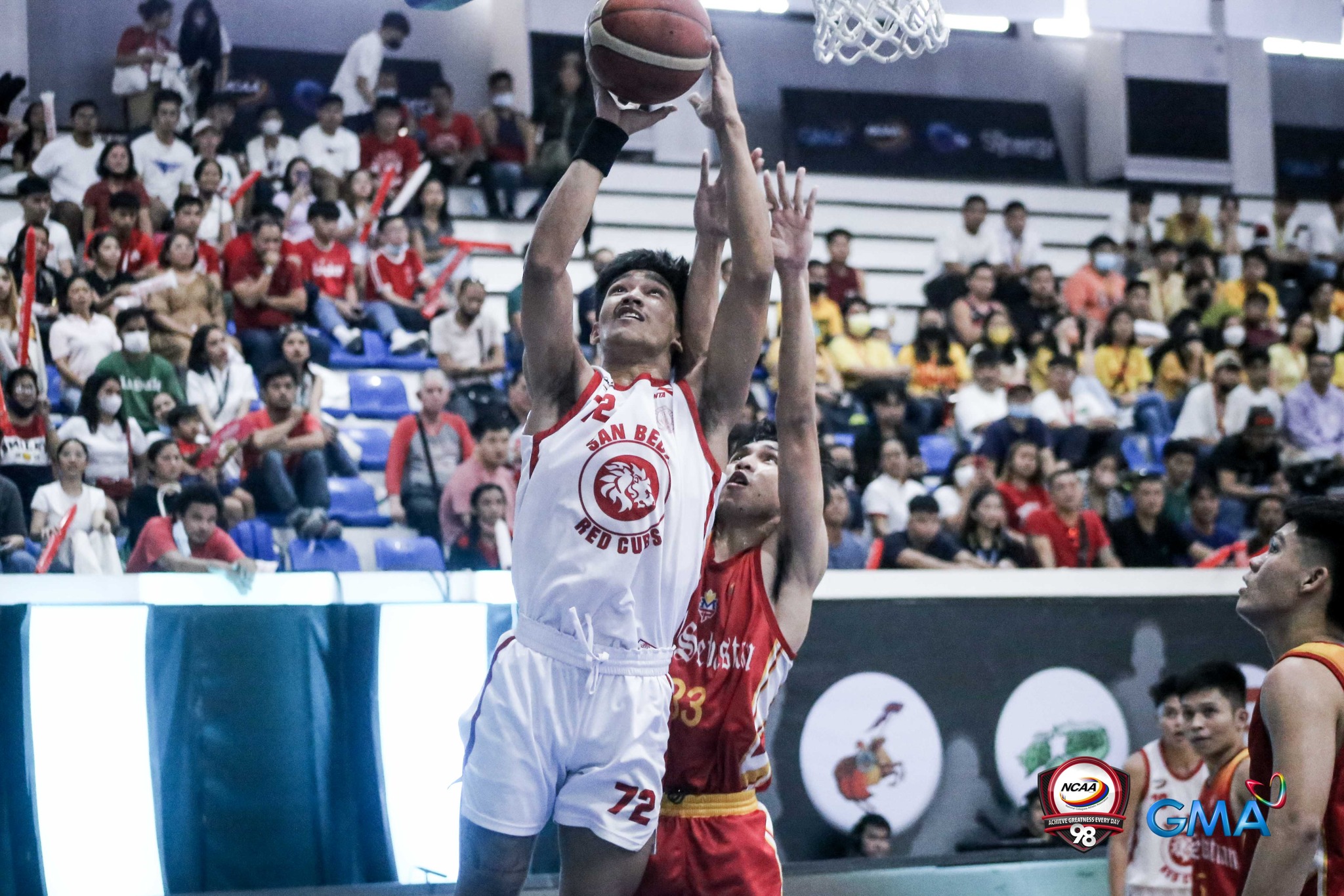 NCAA-98-San-Beda-vs-San-Sebastian-Chris-Hubilla Chris Hubilla de-commits from UP, joins Letran Basketball CSJL NCAA News UAAP UP  - philippine sports news