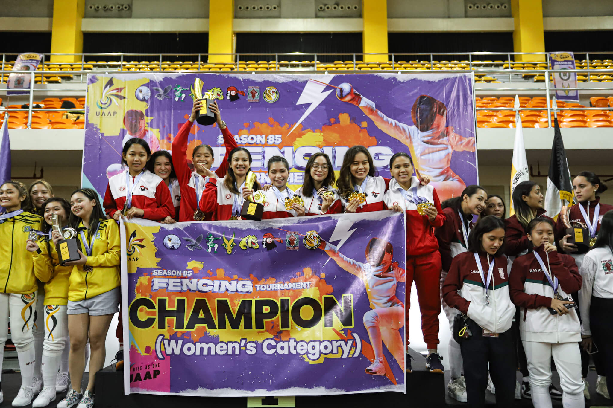 UAAP-85-FENCING-WOMENS-CHAMPION-UE UE completes sweep of all four UAAP fencing divisions Fencing News UAAP UE  - philippine sports news