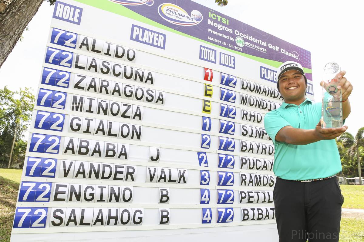 2023-PGT-Negros-Occidental-Alido-2 PGT: Ira Alido torches field with 64, edges Tony Lascuna by 1 Golf News PGT  - philippine sports news