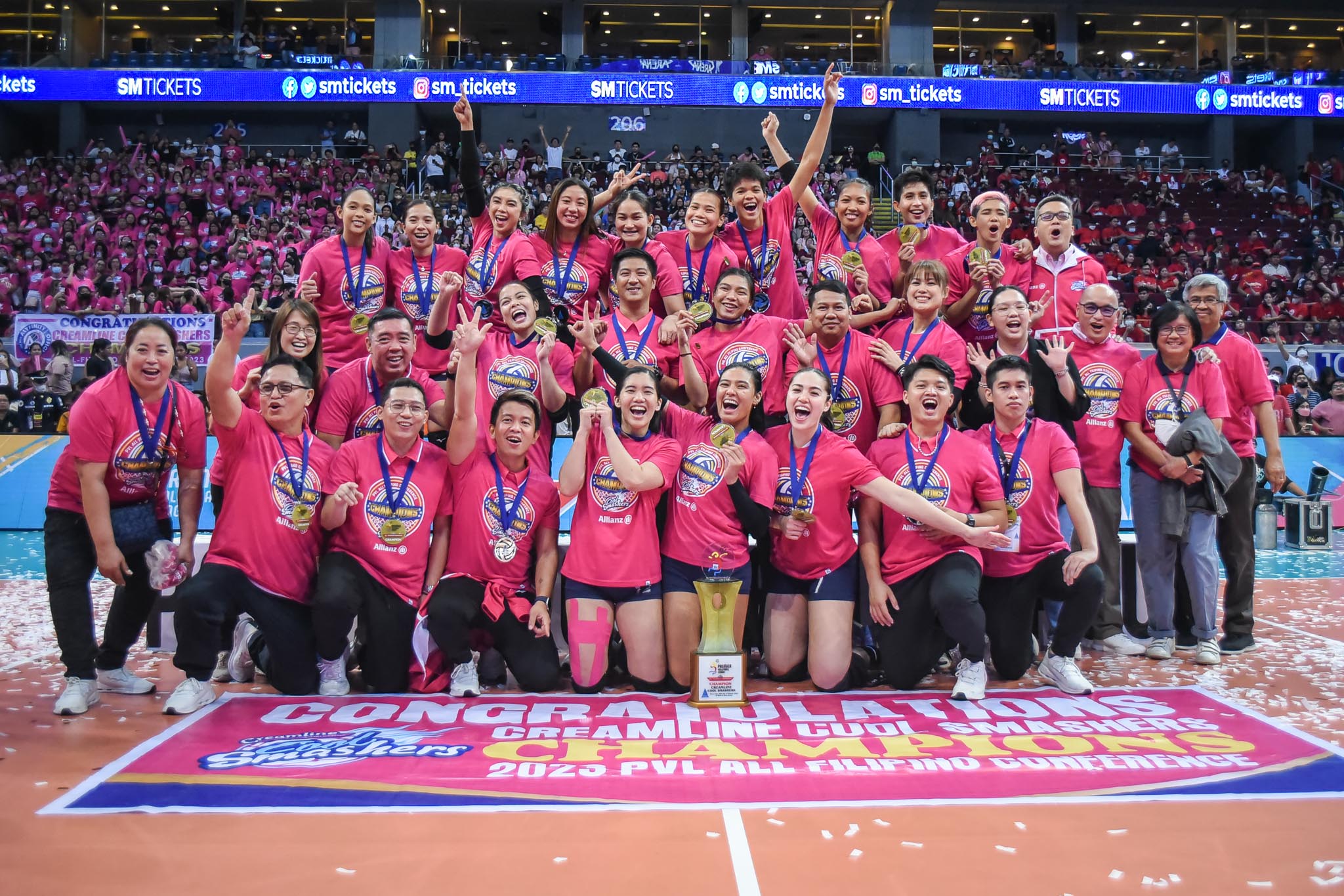 PVL-2023-Finals-G3-Creamline-vs.-Petrogazz-5337 Creamline fully supports Jia De Guzman's new journey with Denso News PVL Volleyball  - philippine sports news