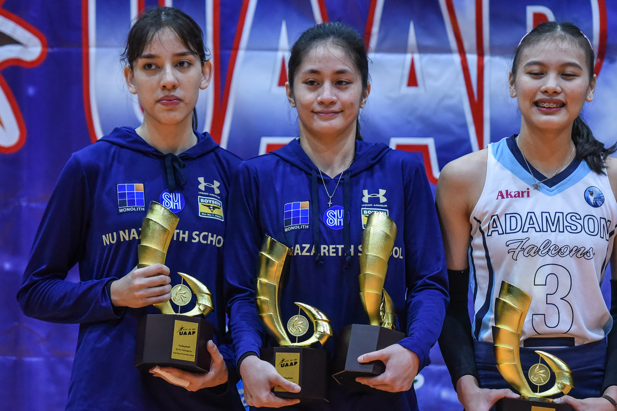 UAAP-85-HSVB-W-Awarding-Kianne-Olango-2 UAAP 85 GVB: Nitura, Adamson end NUNS streak, forces winner-take-all Game 3 AdU News NU UAAP Volleyball  - philippine sports news
