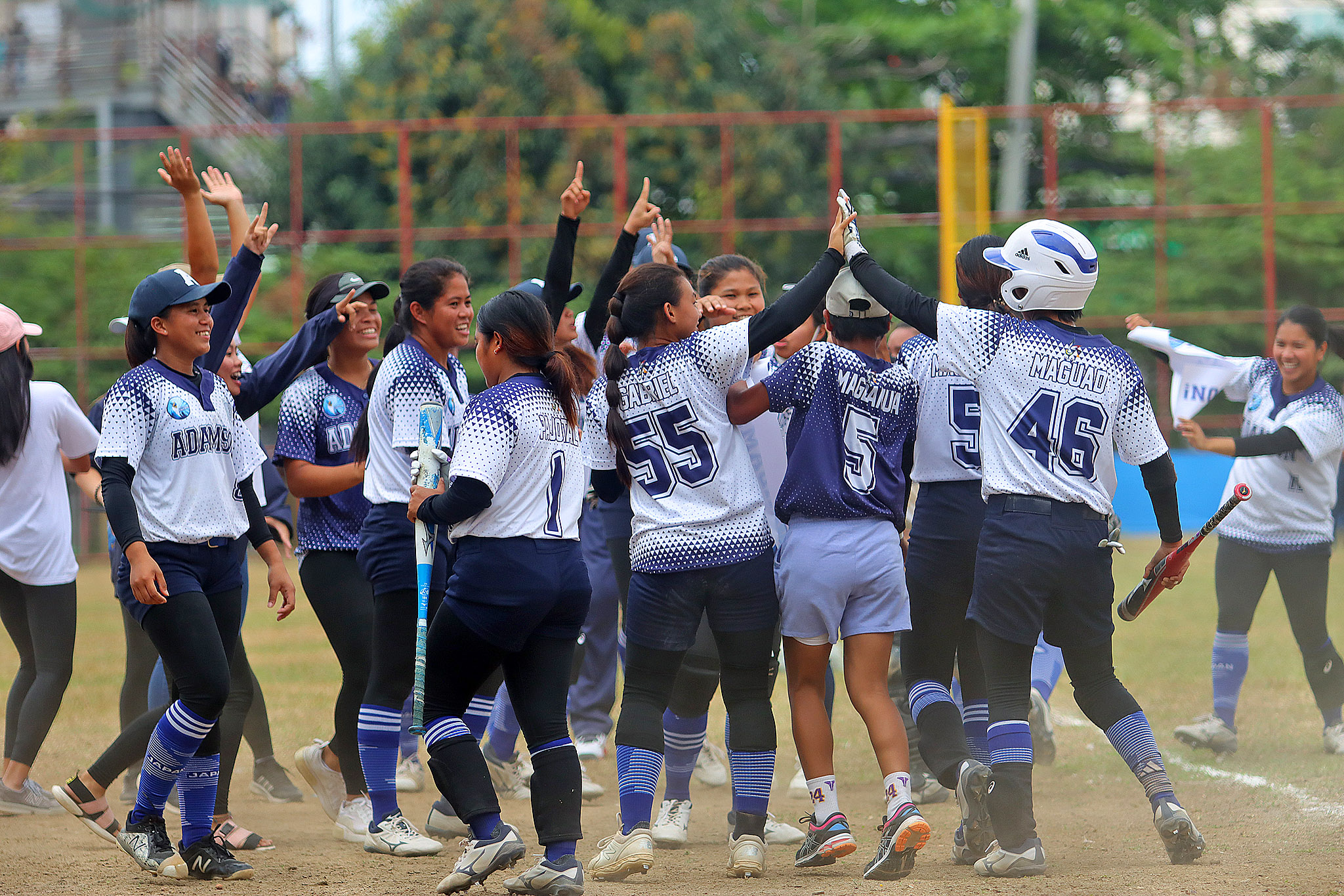 UAAP-85-Softball-Finals-Game-1-UP-vs-ADU-celebration UAAP 85 Softball: Mae Langga's walkoff hit lifts Adamson to verge of 10-peat AdU News Softball UAAP UP  - philippine sports news