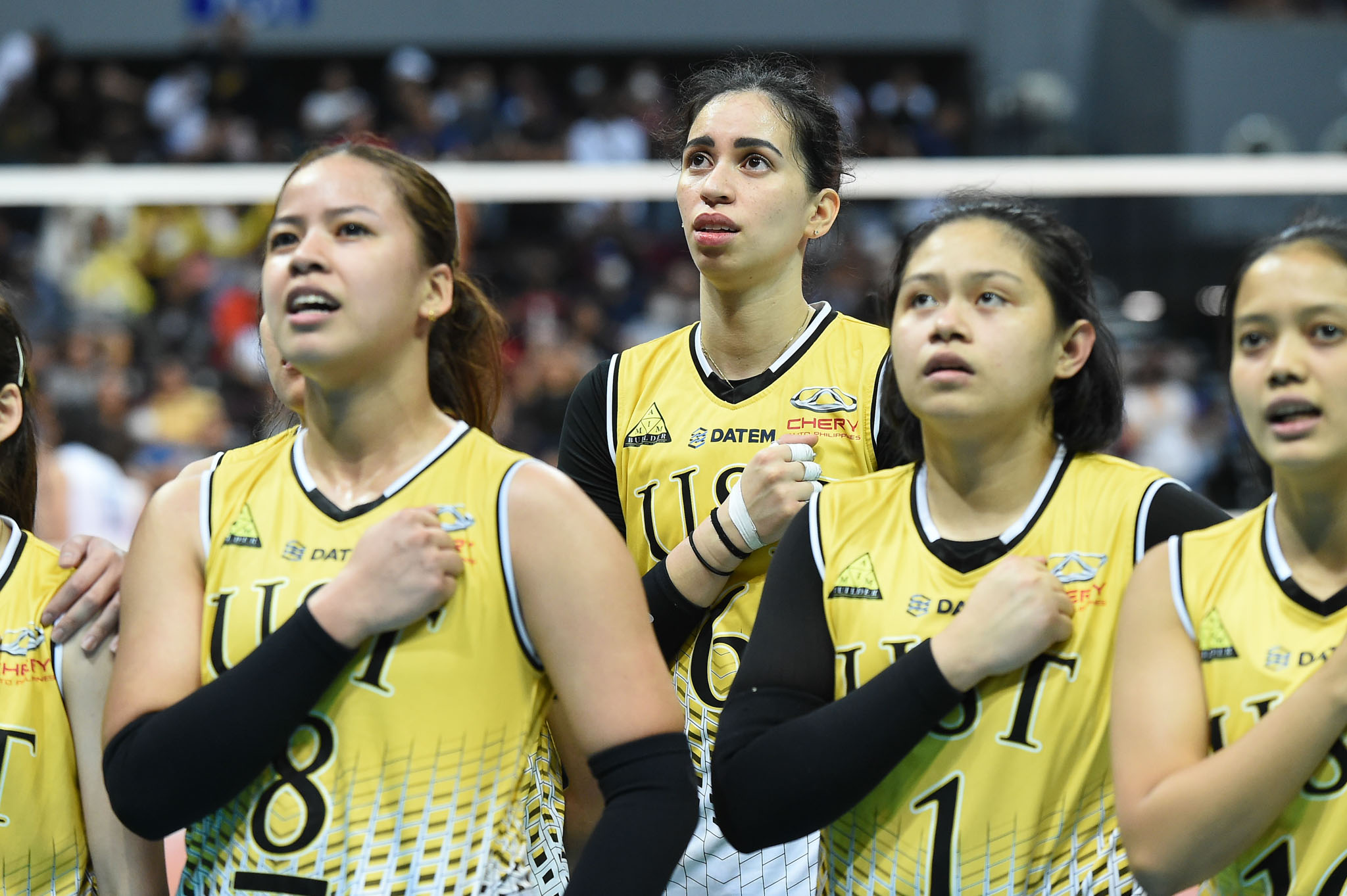 UAAP-85-WVB-NU-vs-UST-Alessandrini-3 Milena Alessandrini overcomes worst fear, shows tremendous heart vs NU News UAAP UST Volleyball  - philippine sports news