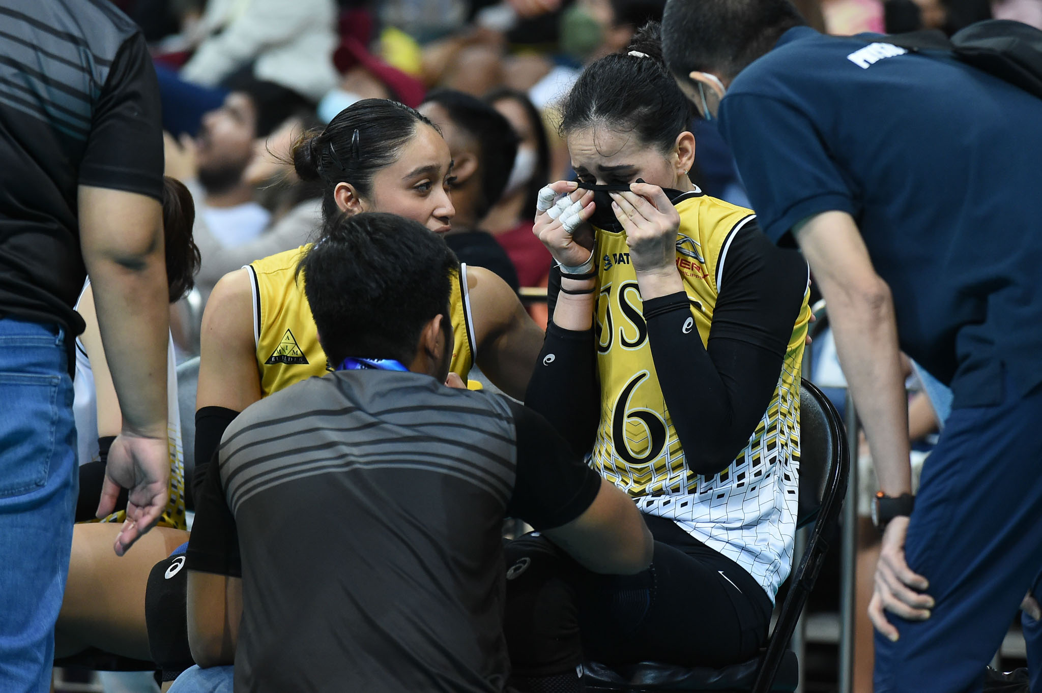 UAAP-85-WVB-NU-vs-UST-Alessandrini Milena Alessandrini overcomes worst fear, shows tremendous heart vs NU News UAAP UST Volleyball  - philippine sports news