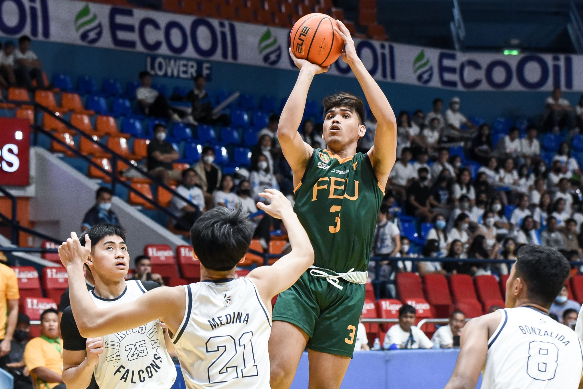 UAAP85-HSBB-KIRBY-MONGCOPA-5688 Kirby Mongcopa not celebrating 20-20 game, out to get 'chip Basketball FEU News UAAP  - philippine sports news