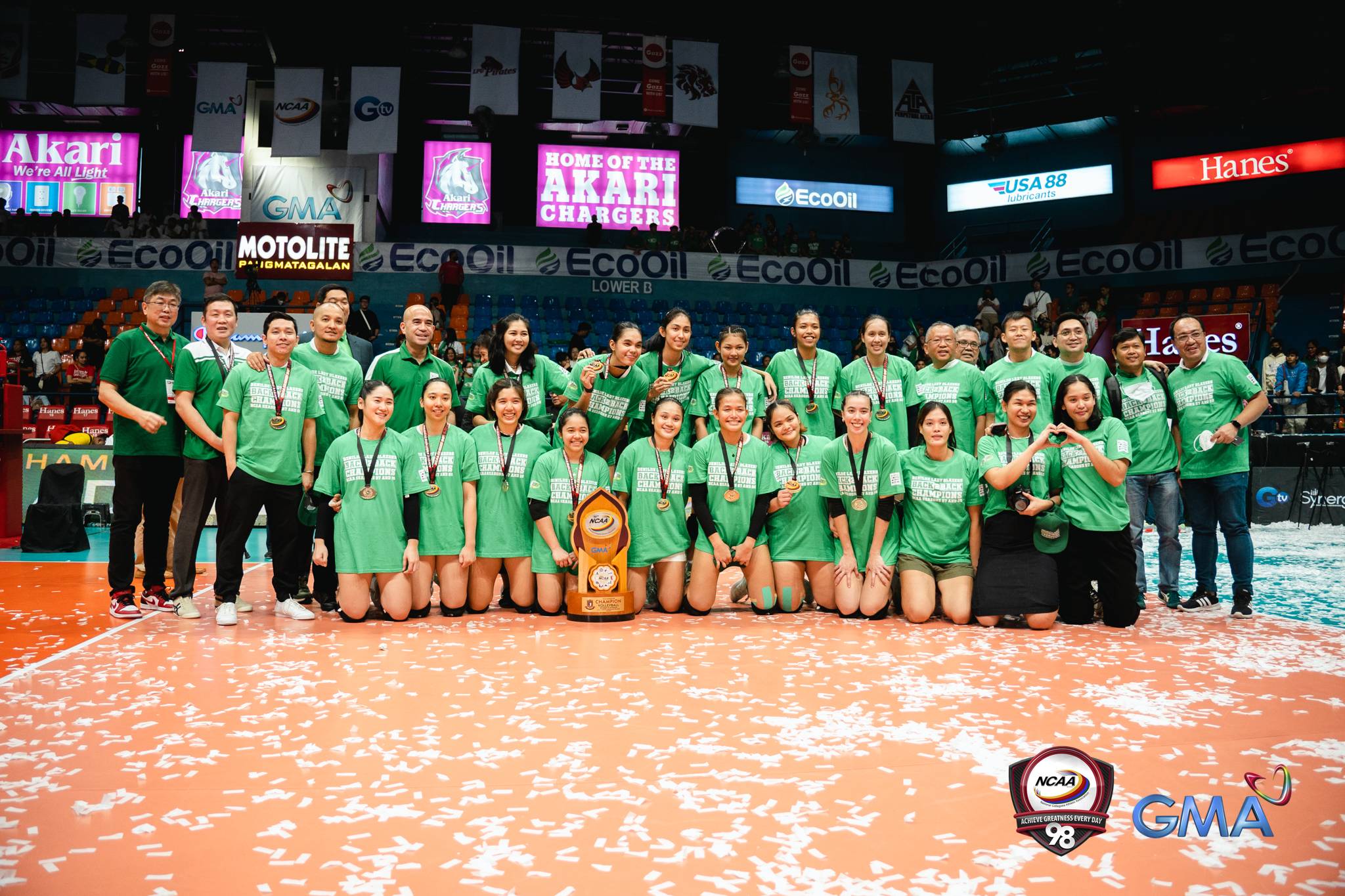 NCAA-98-WVB-Finals-Game-2-CSB-vs-LPU-Champions-1 Gayle Pascual has no qualms about not winning MVP CSB NCAA News Volleyball  - philippine sports news