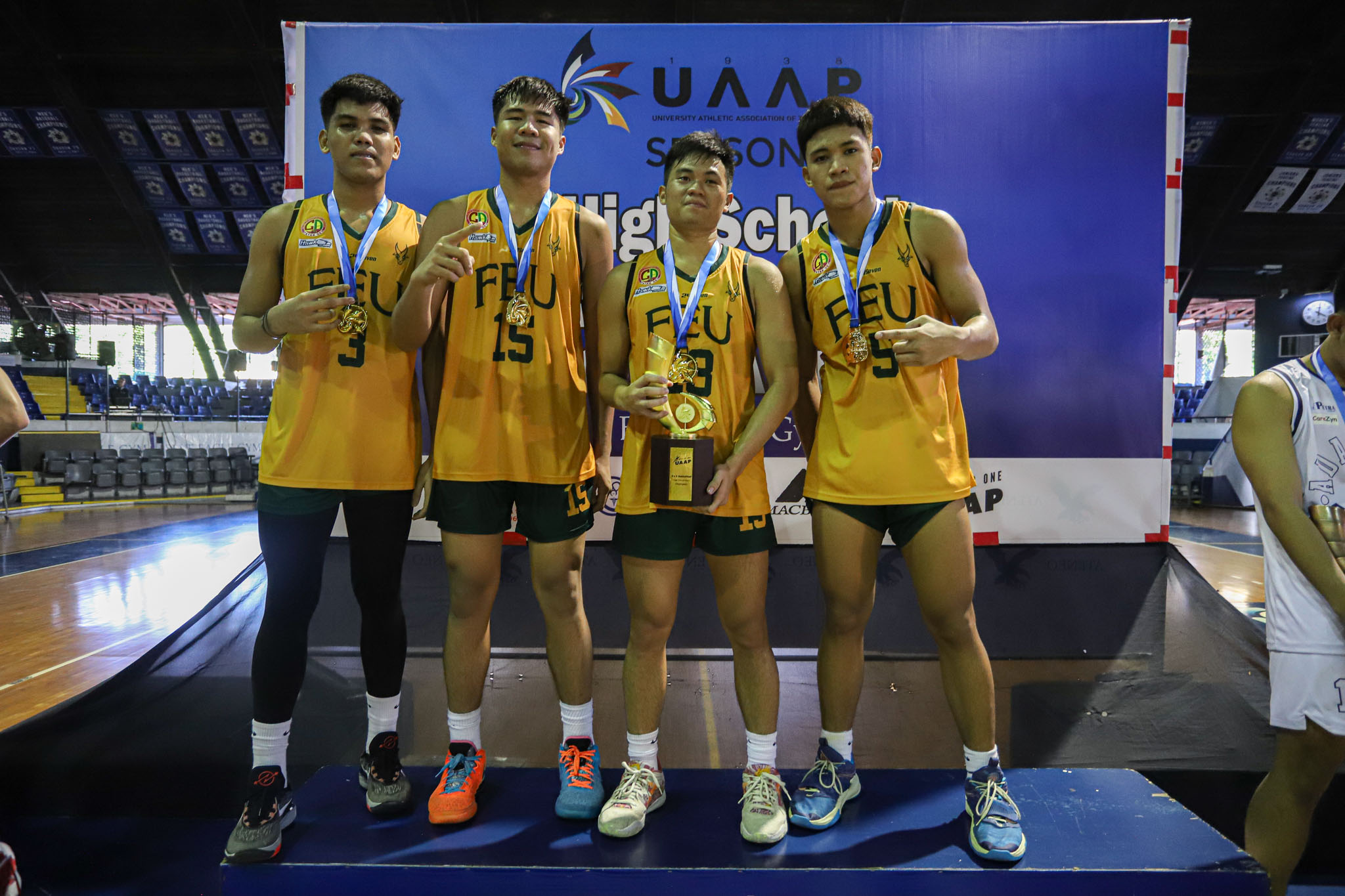 UAAP-S85-3x3-Boys-Champions JR Pasaol says bro Alvin's Chooks exploits inspired him to play 3x3 3x3 Basketball FEU News UAAP  - philippine sports news