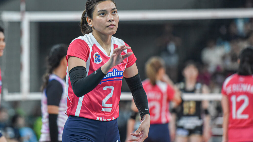 Alyssa Valdez tears up as she could not be with Creamline in the clutch