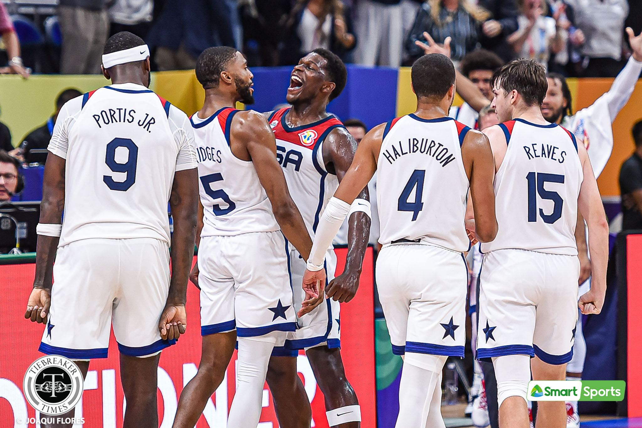 FIBA-WC-USA-vs.-CAN-Anthony-Edwards-Mikal-Bridges-9366 Gilas rise two spots in world rankings, remain eighth in Asia 2023 FIBA World Cup Basketball Gilas Pilipinas News  - philippine sports news