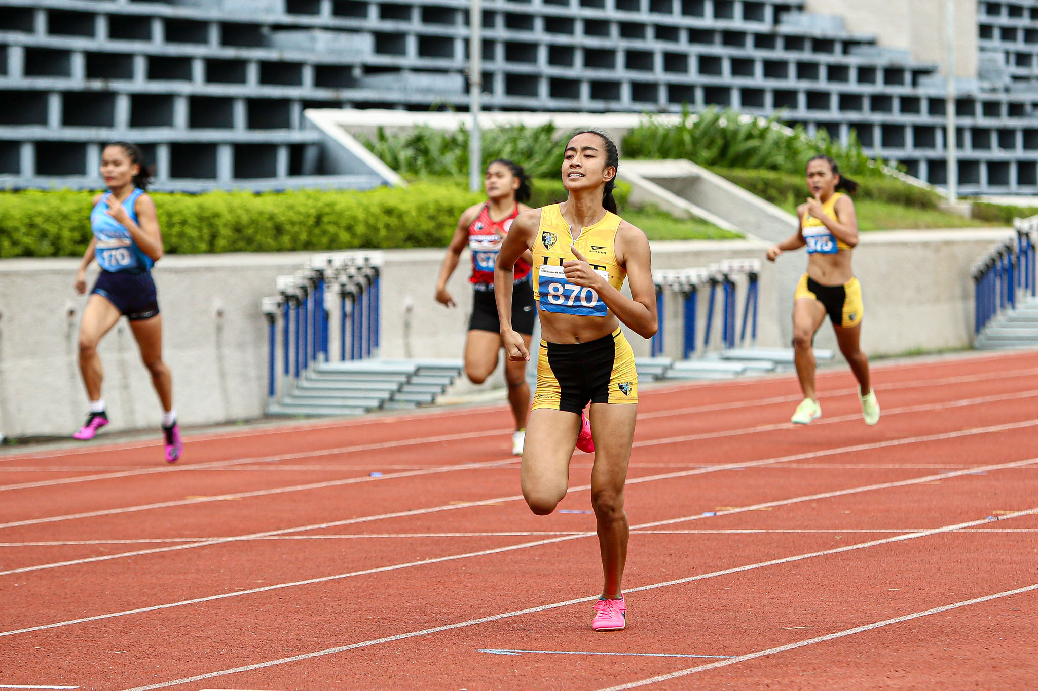 UAAP-86-Athletics-Day-3-Lea-Ordinario-870 UAAP 86 Athletics: Adamson's Hussein Lorana nabs third gold, sets league record in 400m ADMU AdU DLSU FEU News NU Track & Field UAAP UE UST  - philippine sports news