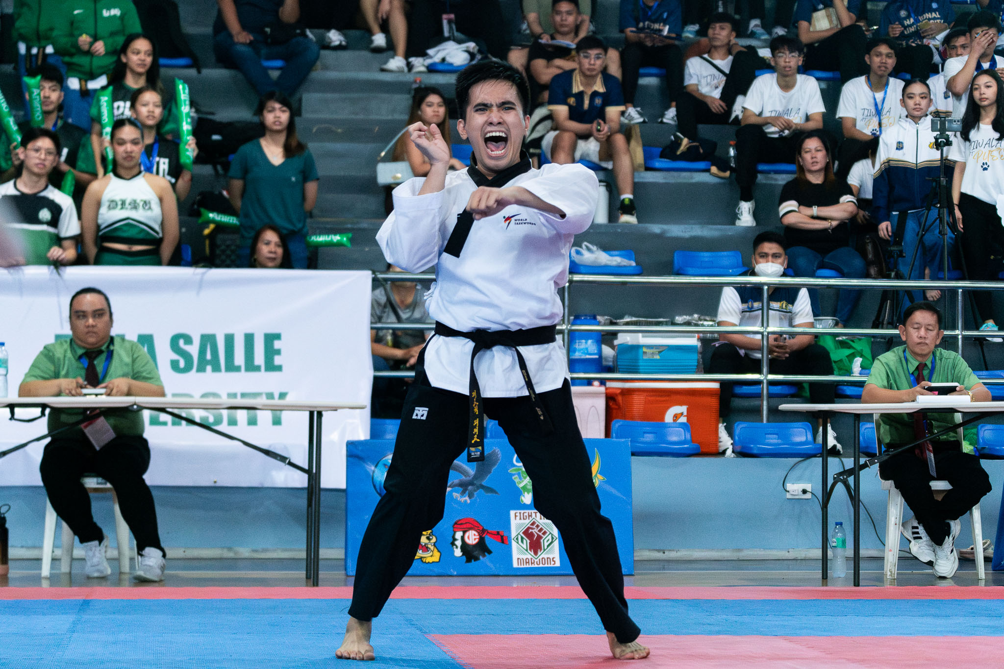 UAAP-86-Taekwondo-Tournament-Patrick-Perez-5 Chelsea Tacay, Tiger Jins bring UAAP poomsae crown back to UST ADMU DLSU FEU News NU Taekwondo UAAP UP UST  - philippine sports news